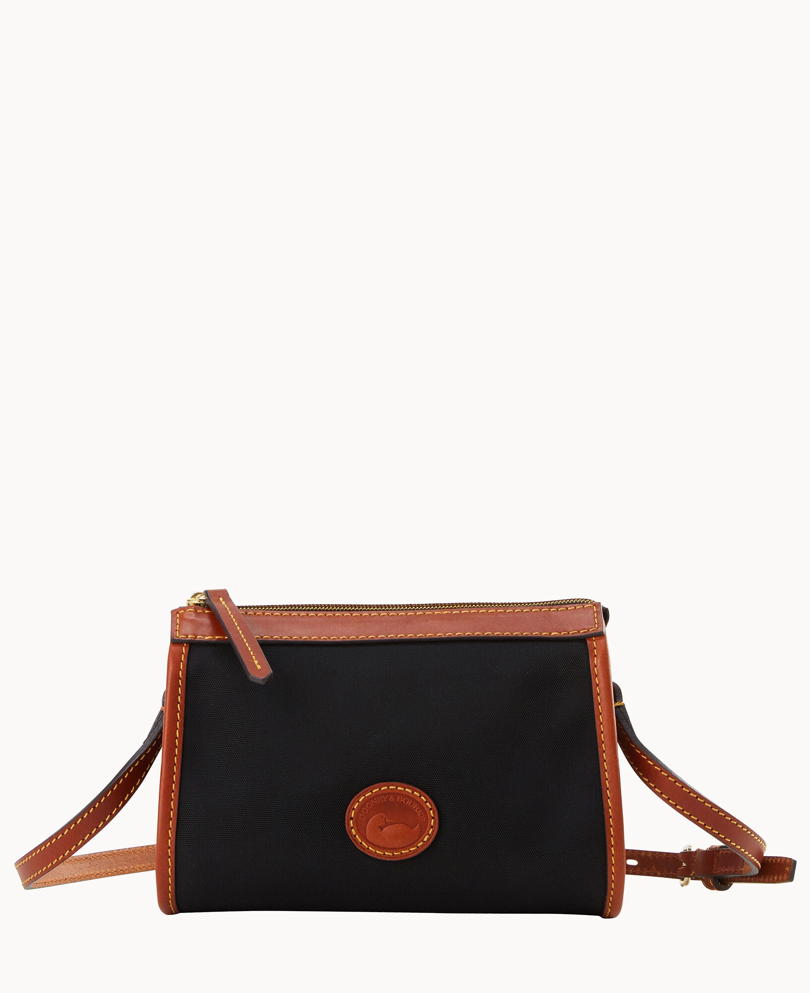 Dooney & Bourke Women's Nylon Small East West Crossbody Tote Bag in Black