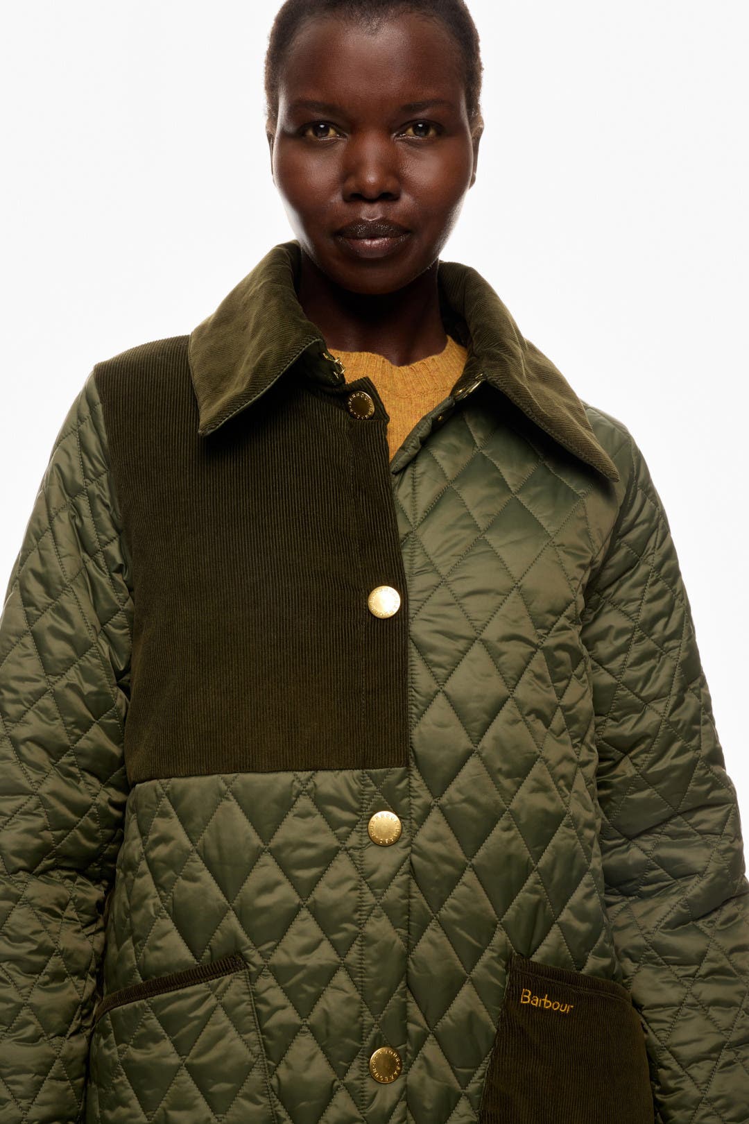 Barbour Barbour Reeth Quilt Coat Green-print