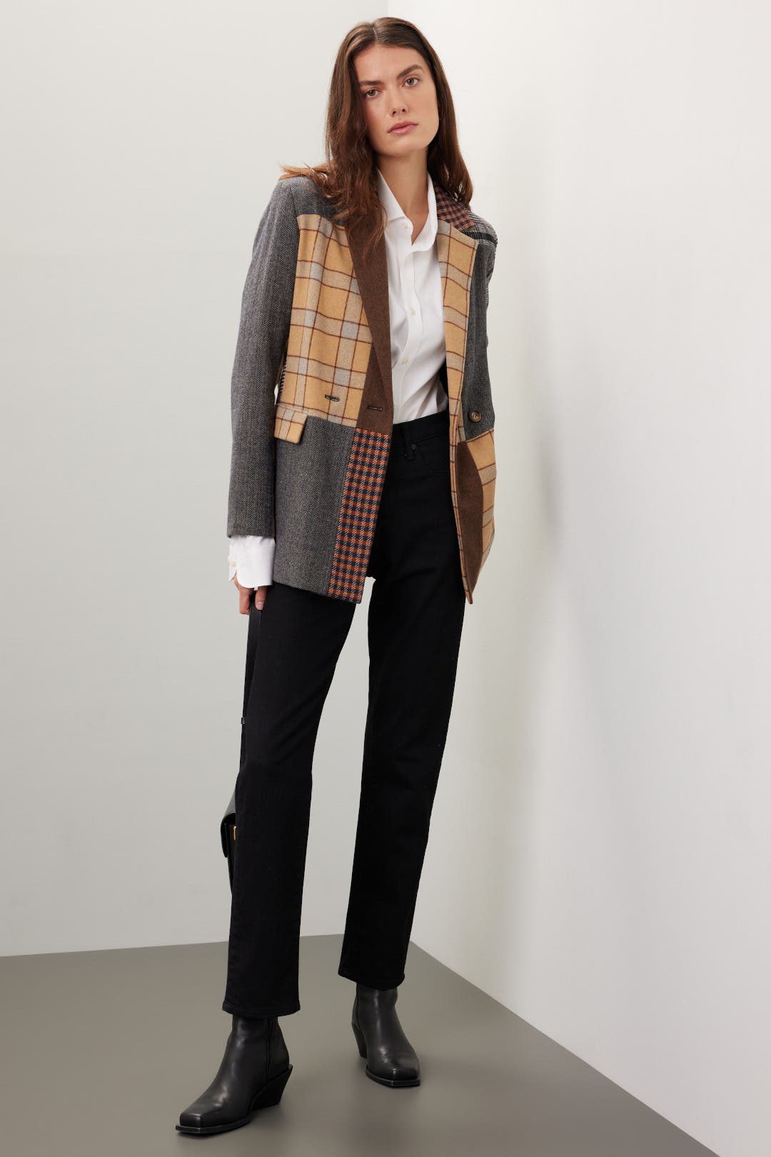 Blanknyc Private Session Blazer Multicolored-grey-print