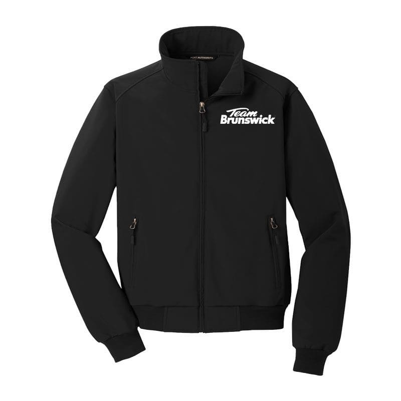Brunswick Coolwick Black Soft Shell Bomber Jacket