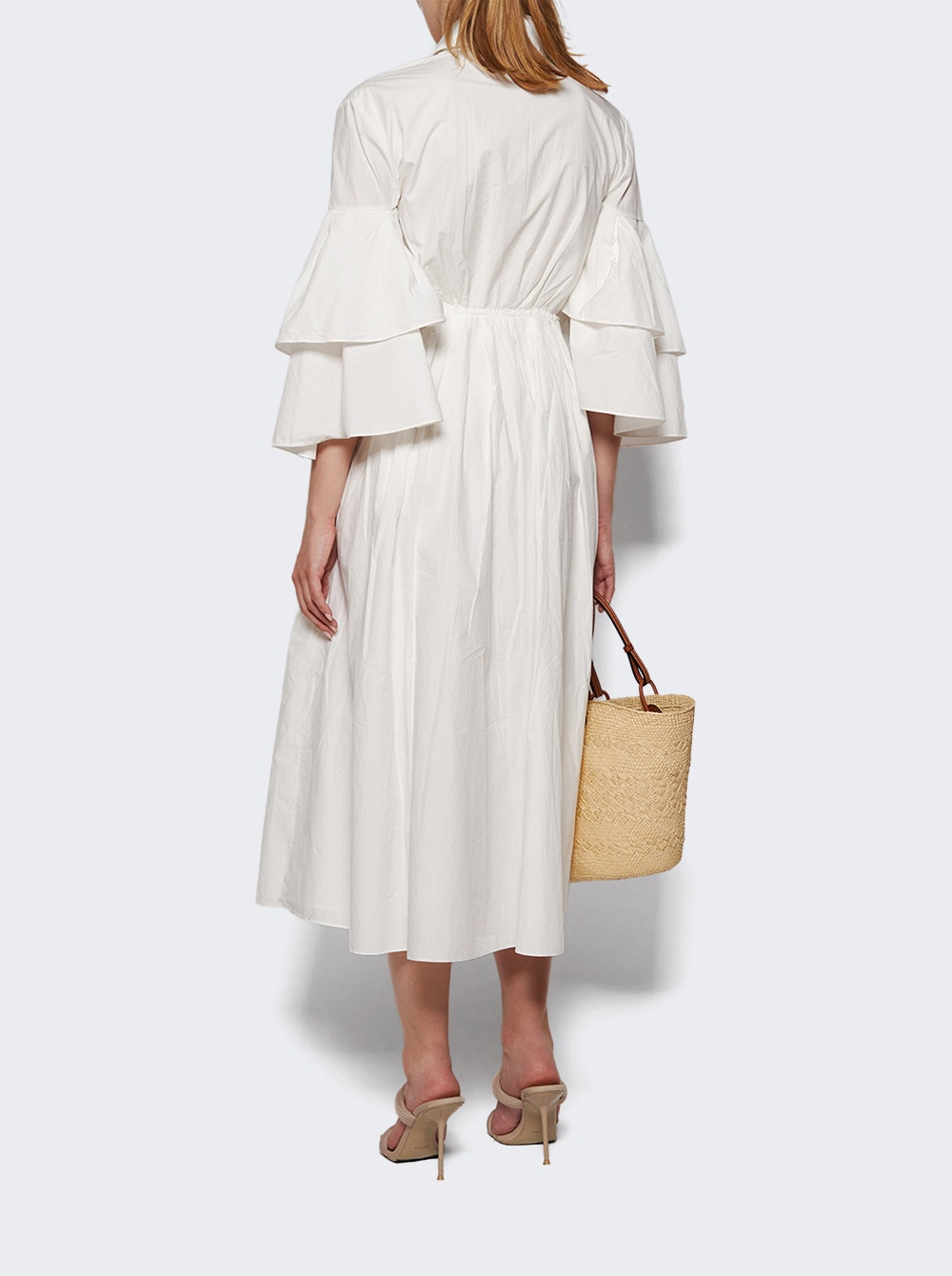 Fiesta Shirt Dress White