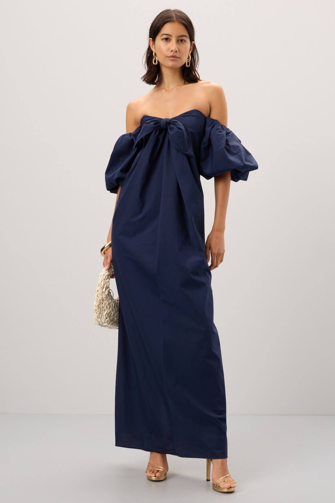 Caroline Constas Reyna Navy Dress Blue