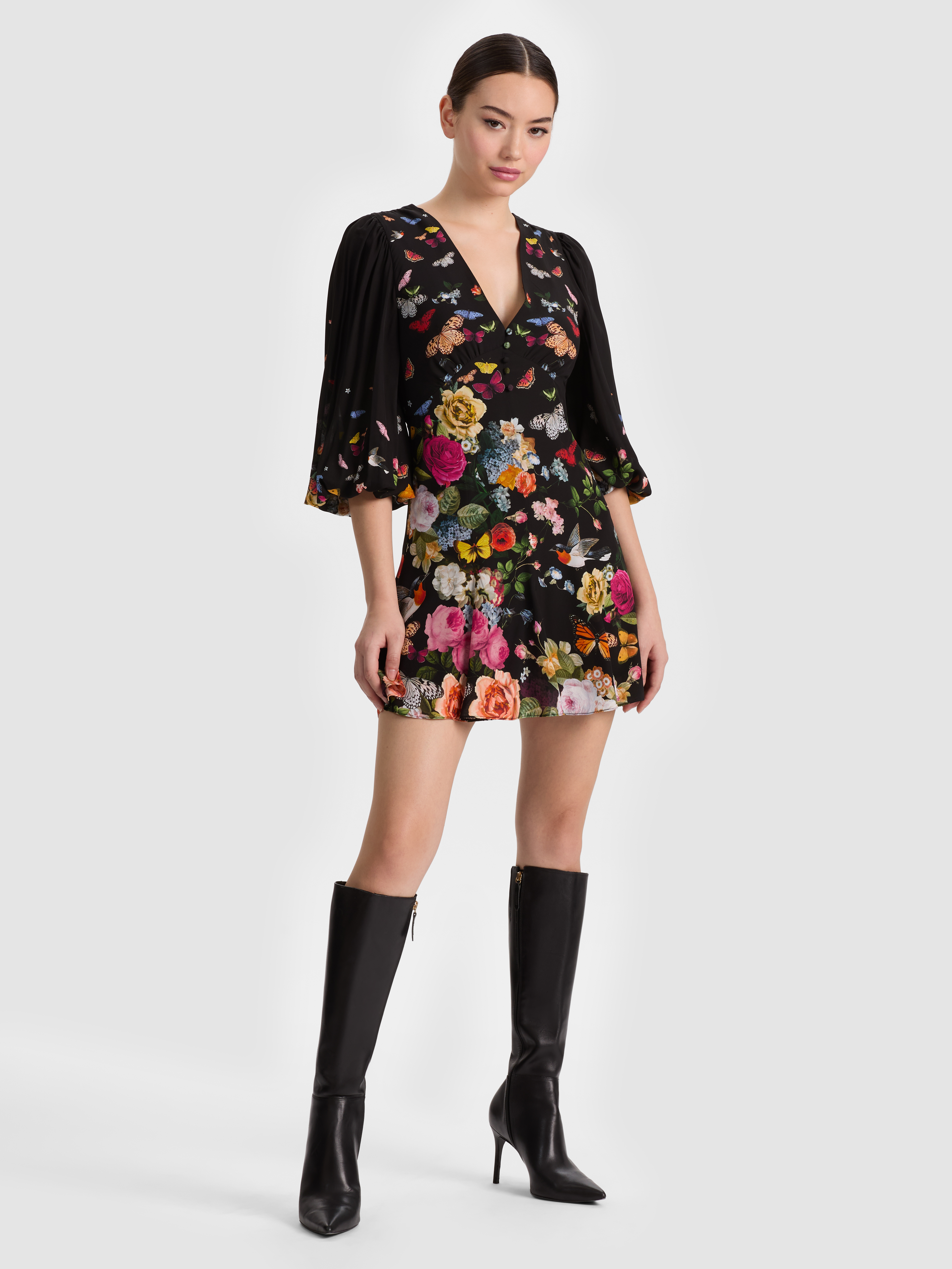 alice + olivia IRENE MINI DRESS