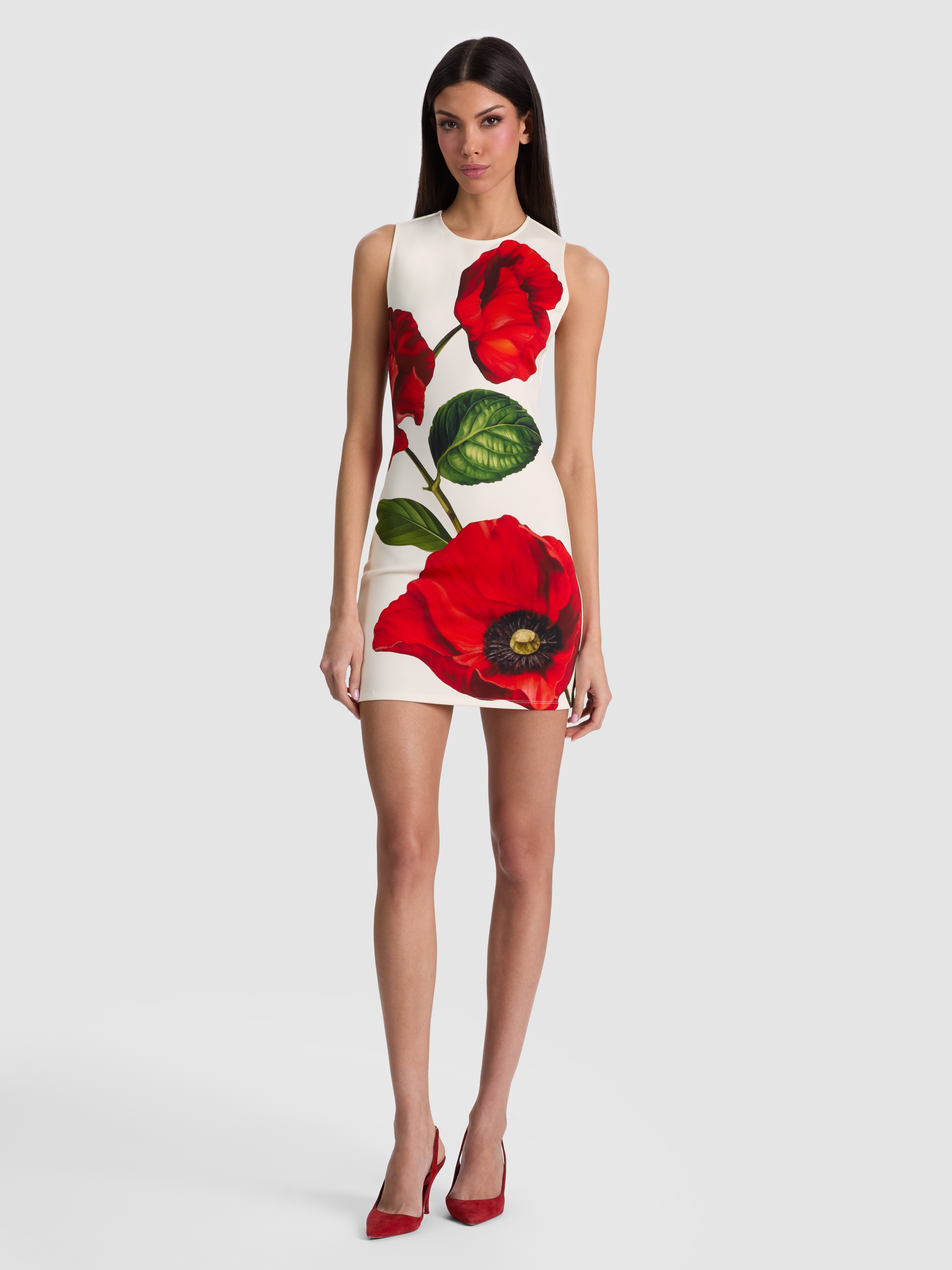 alice + olivia WYNELL FITTED MINI DRESS
