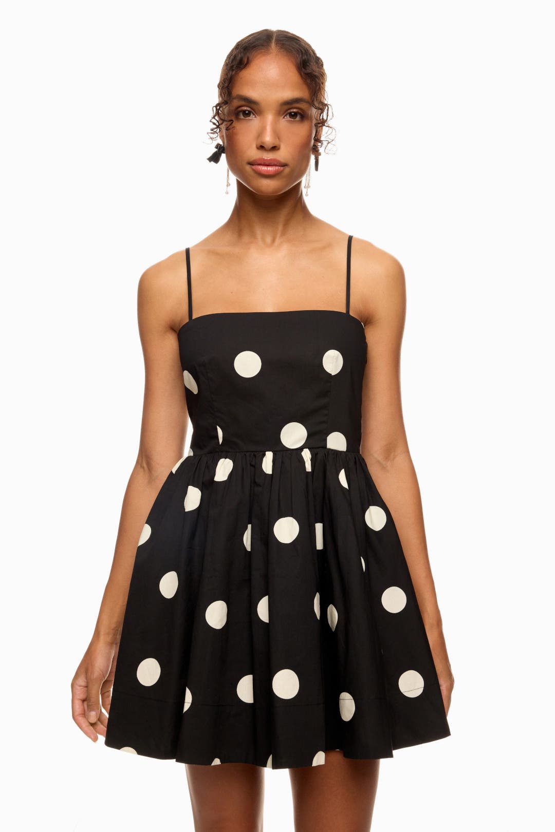 Ciao Lucia Nadine Dress Black-white-print