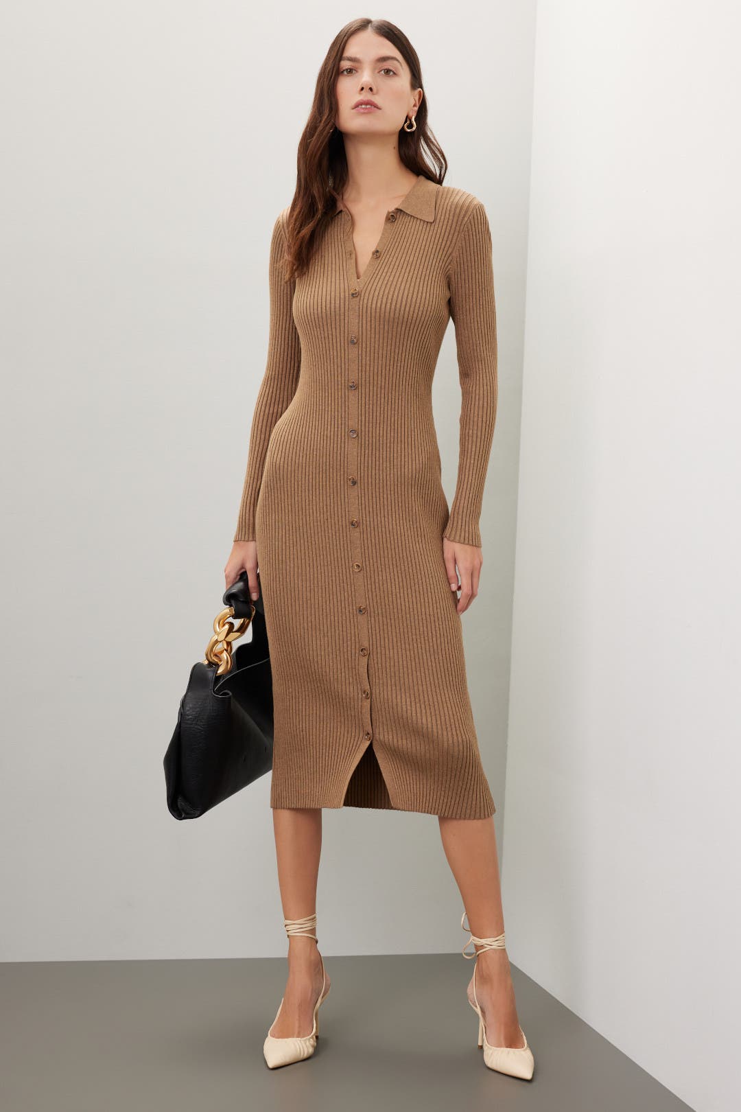 Central Park West Rowan Dress Brown