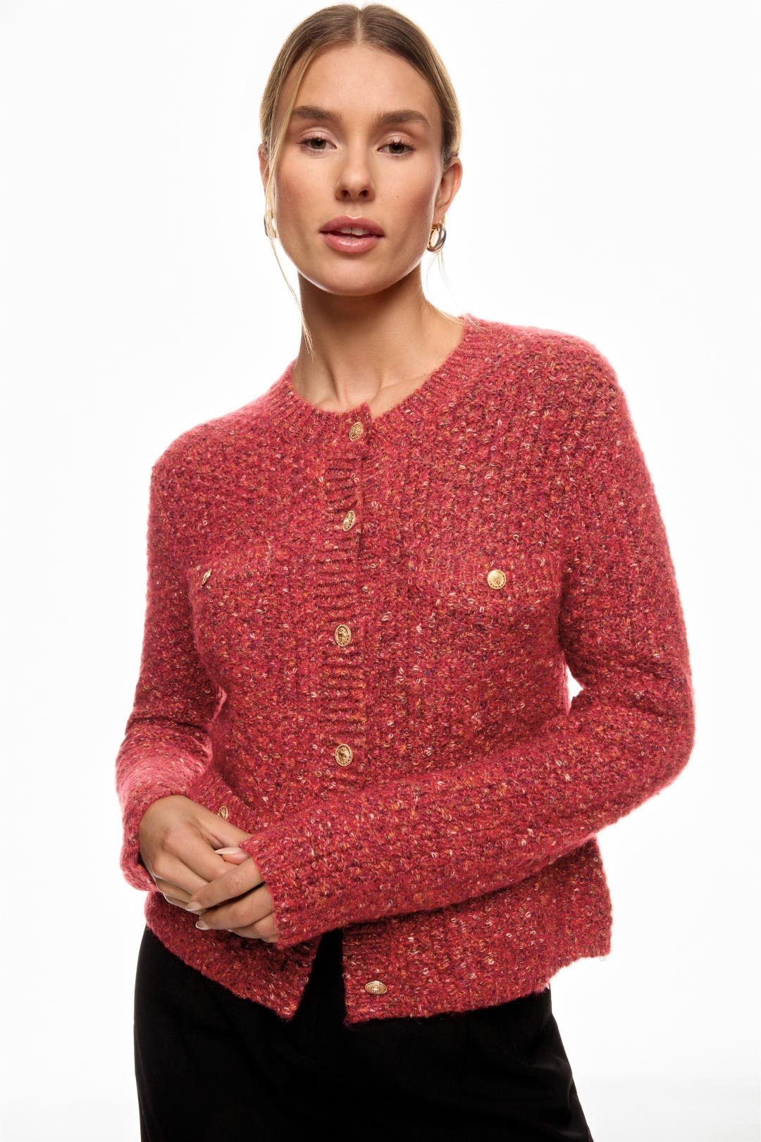 Central Park West Rayna Cardigan Red
