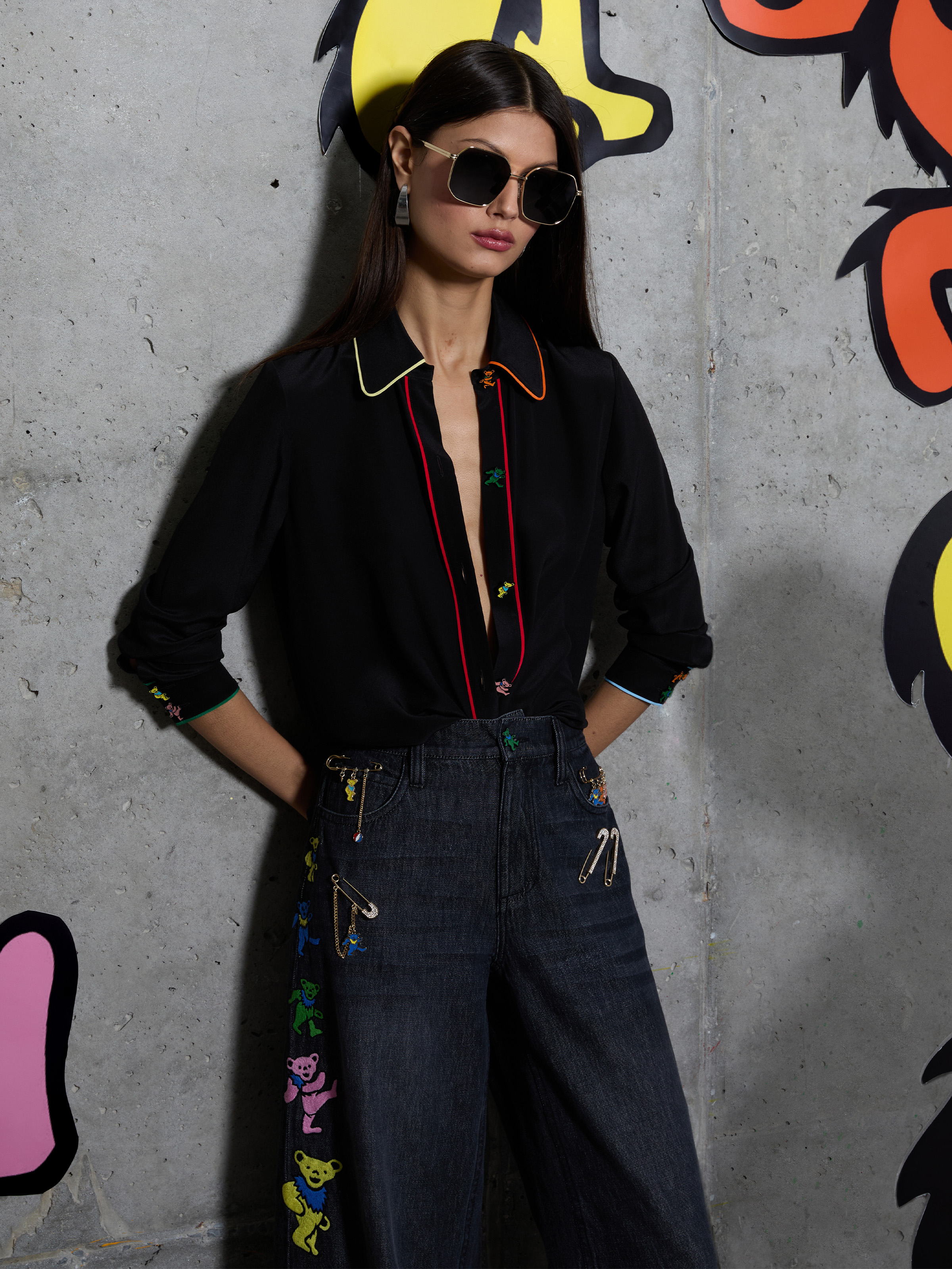 alice + olivia A+O X GRATEFUL DEAD WILLA BLOE