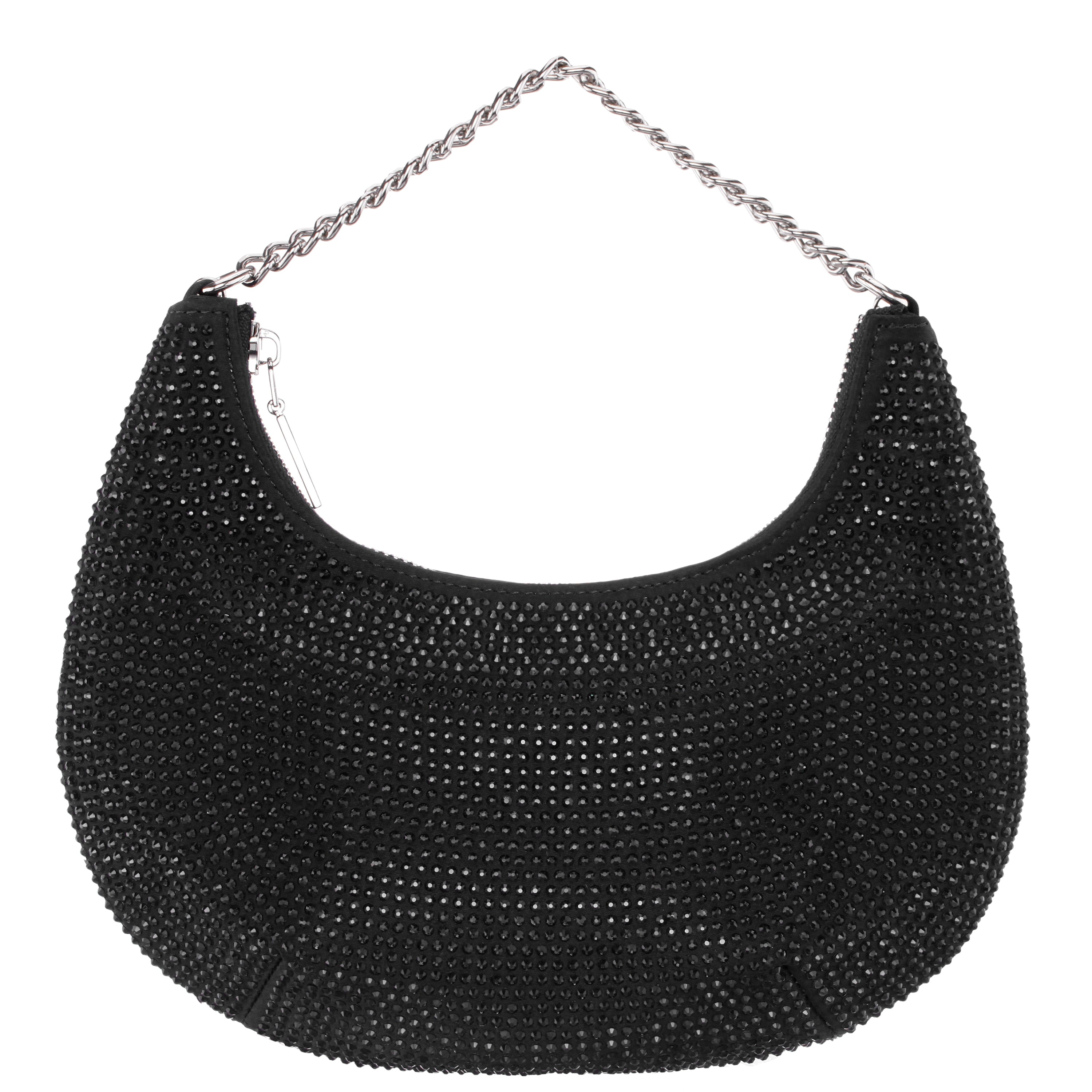 Womens Daryn Black Glass Crystal Crossbody Bag