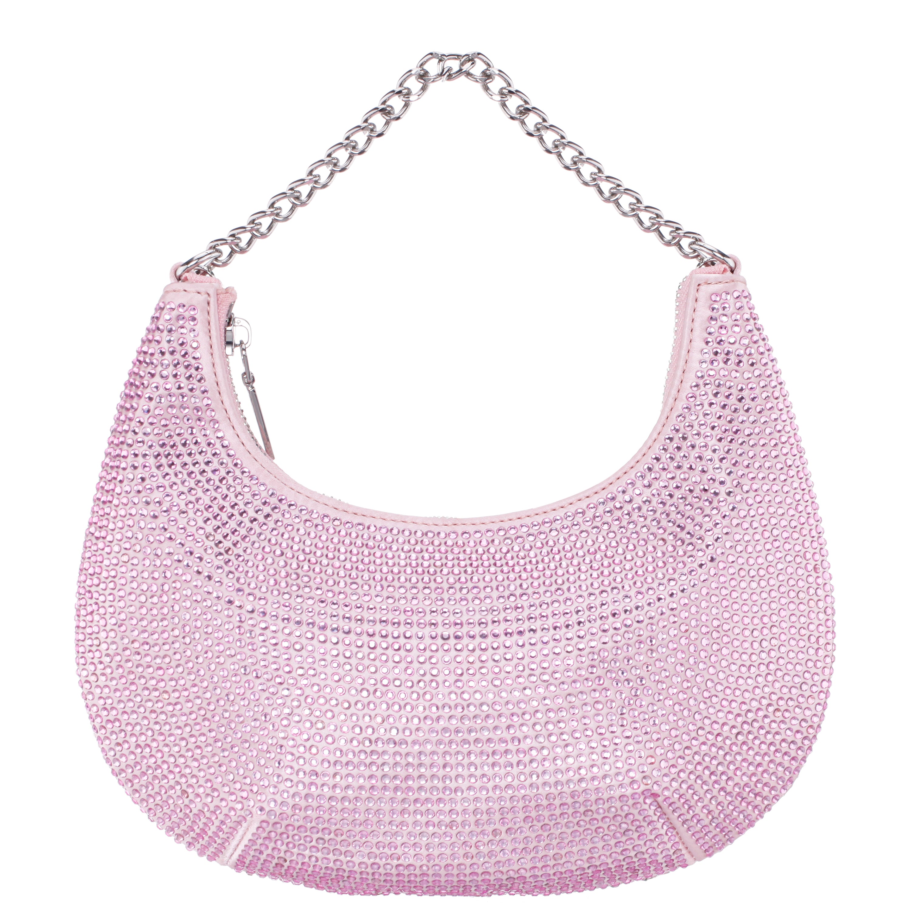 Womens Daryn Icy Pink Glass Crystal Crossbody Bag