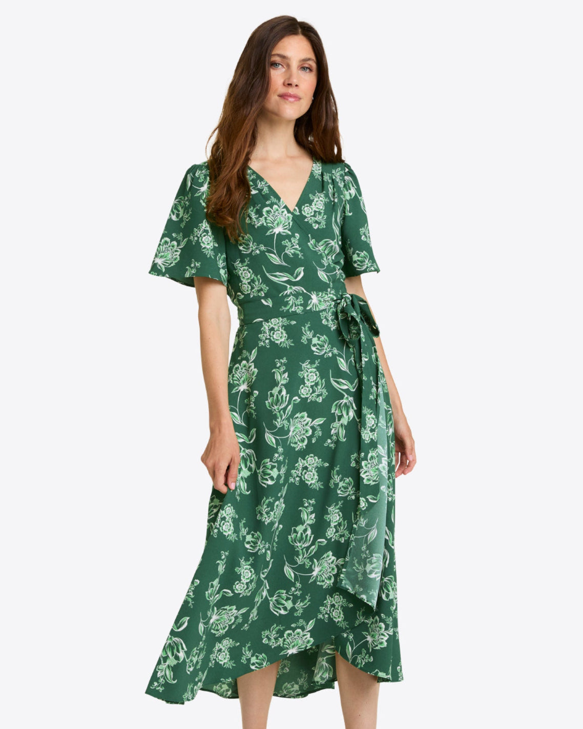 Gigi Wrap Dress - Magnolia Toile X