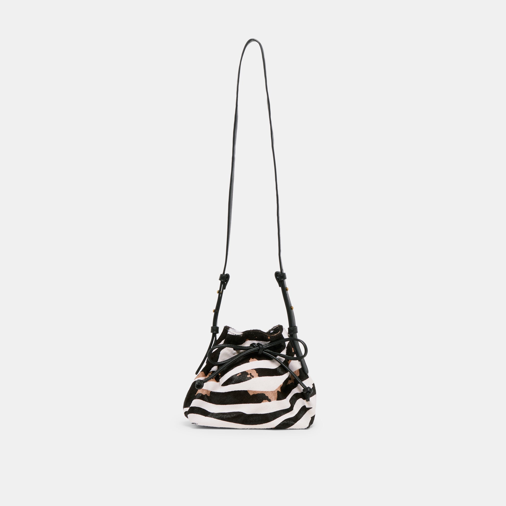Randi Crossbody Bag in Zebra Calf Hair By Dolce Vita