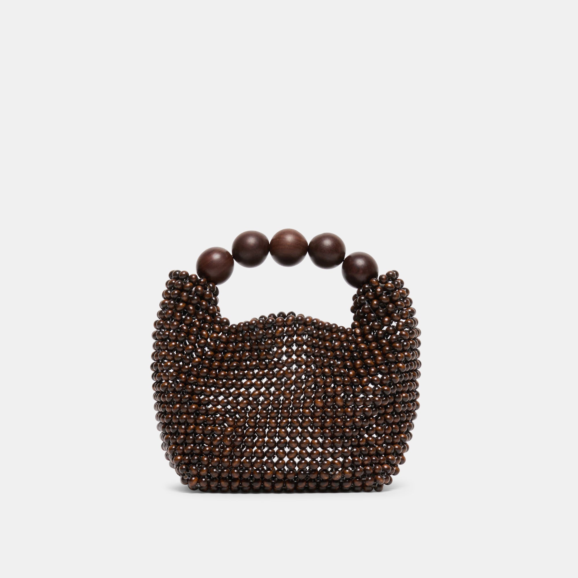 Clover Handbag in Chocolate Wood By Dolce Vita