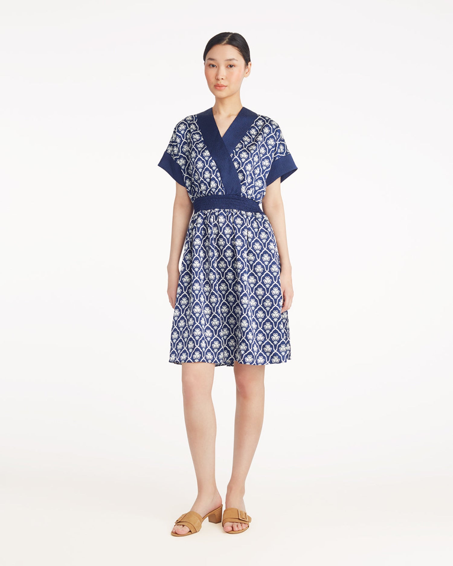 Colleen Short Sleeve Wrap Dress