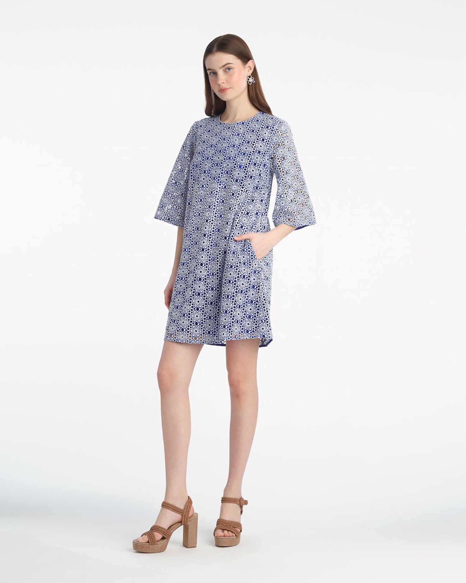 Carolyn Bell Sleeve Mini Dress