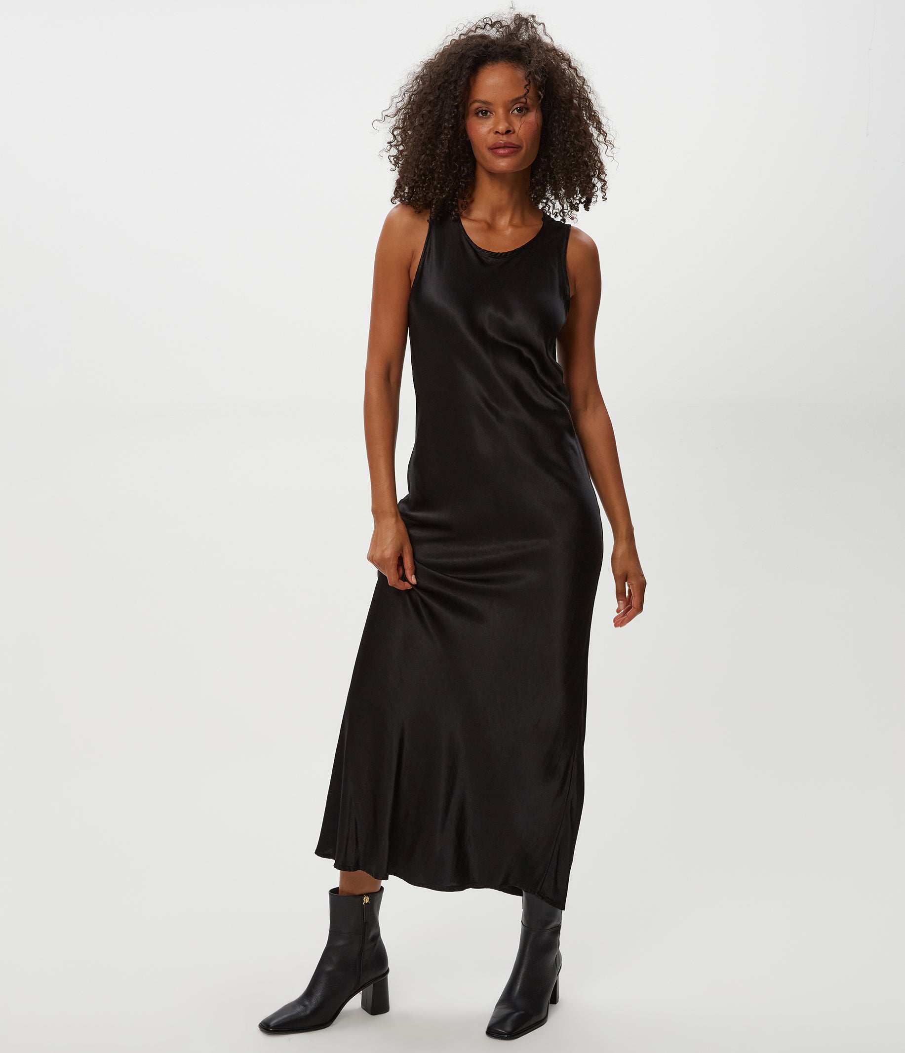 Racine Satin Maxi Dress