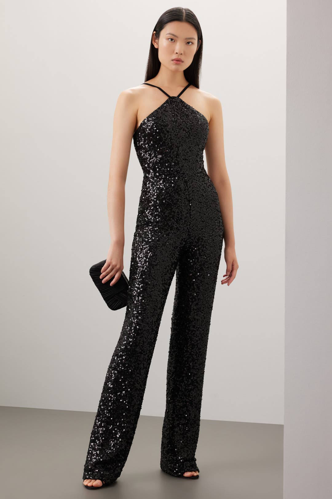 Dress The Population Darian Jumpsuit Black