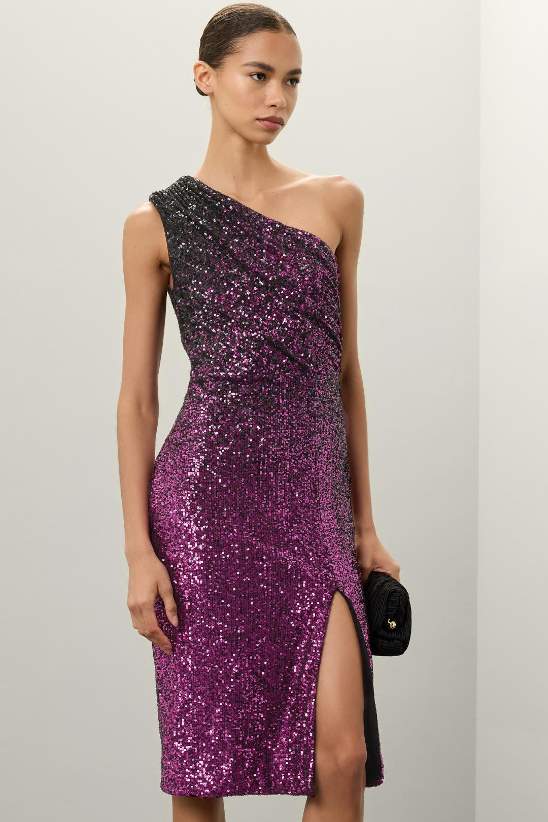 Dress The Population Sequin Palmer Dress Purple