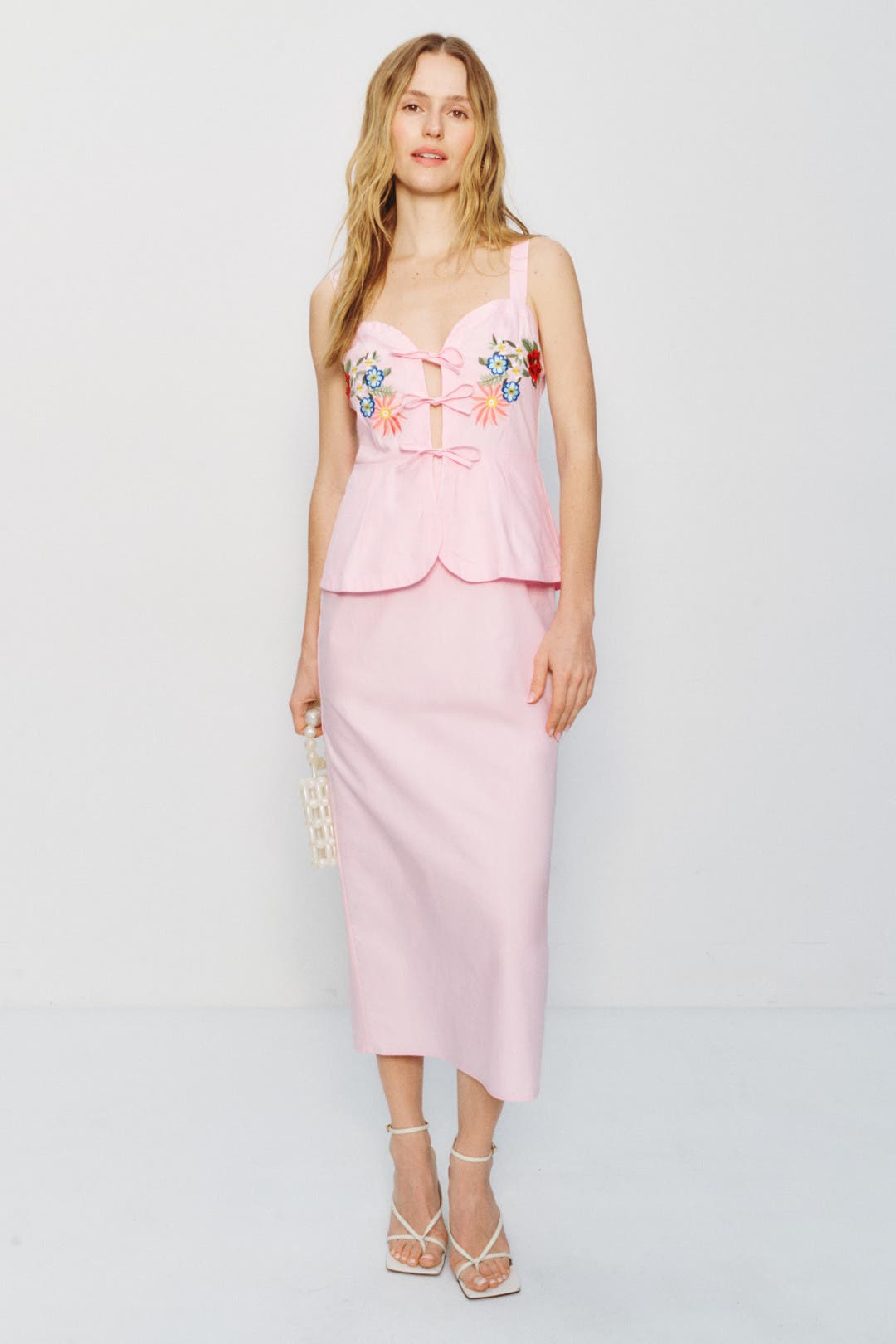 Fanm Mon Mireille Dress Pink-multicolored-print