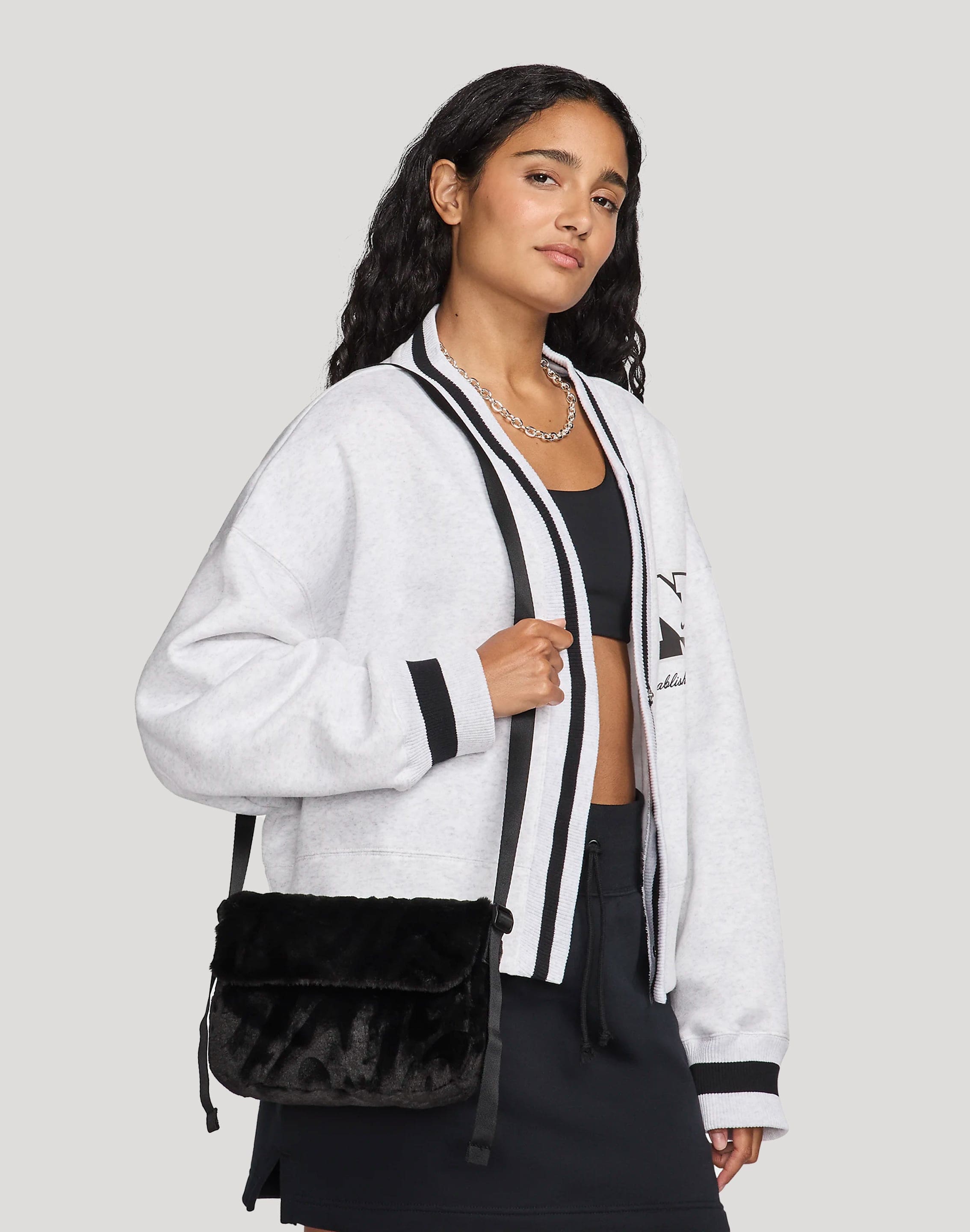 Nike Futura Faux Fur Crossbody Bag
