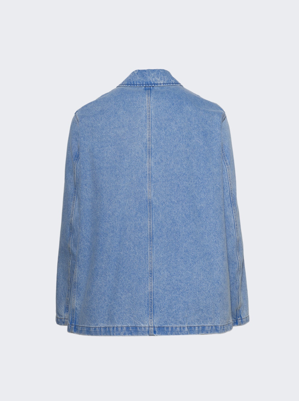 Denim Shirt Jacket Cobalt Blue