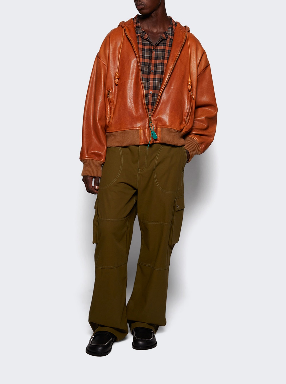 Cargo Trousers Khaki Green