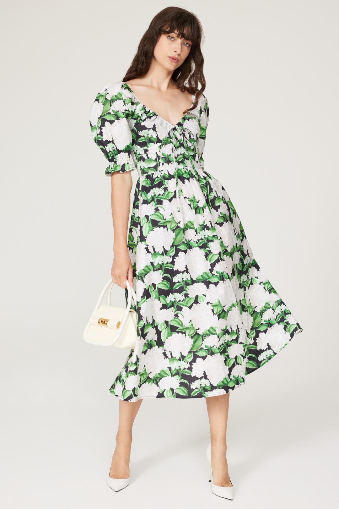 Hill House Home Night Bloom Ophelia Dress Green-multicolored-print