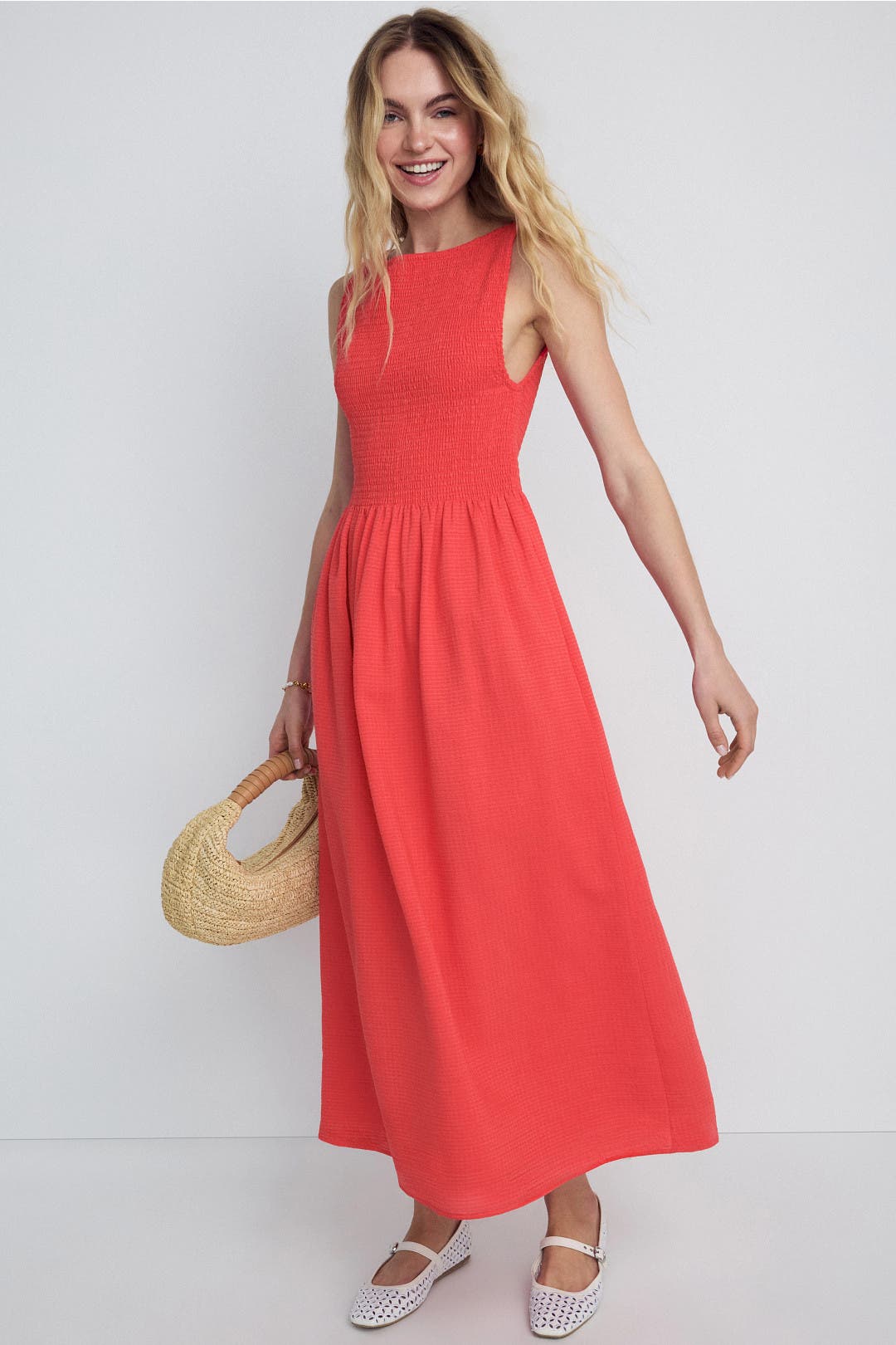 Hill House Home Red Cosima Nap Dress Red