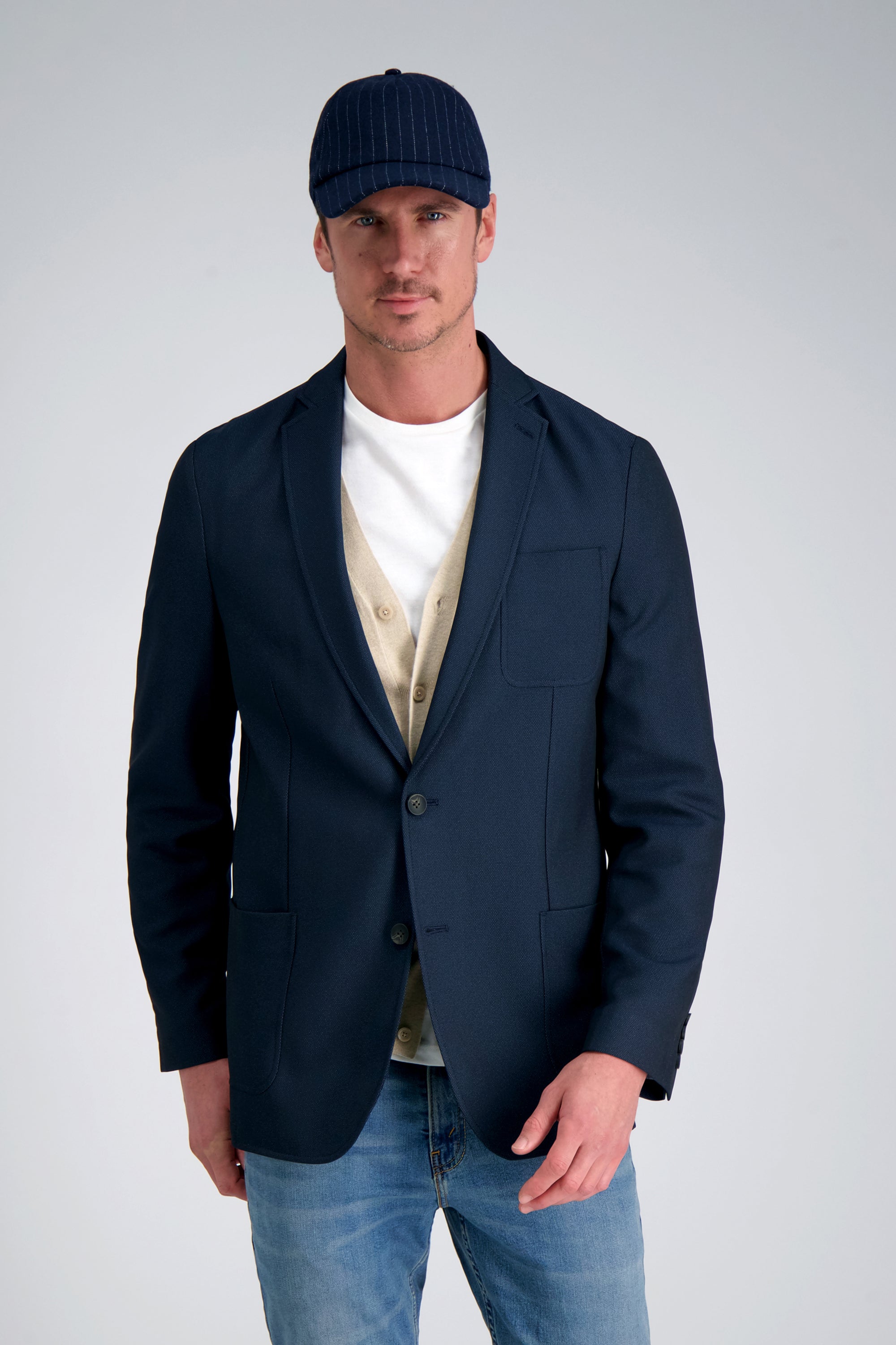 Haggar Smart Wash Birdseye Sport Coat