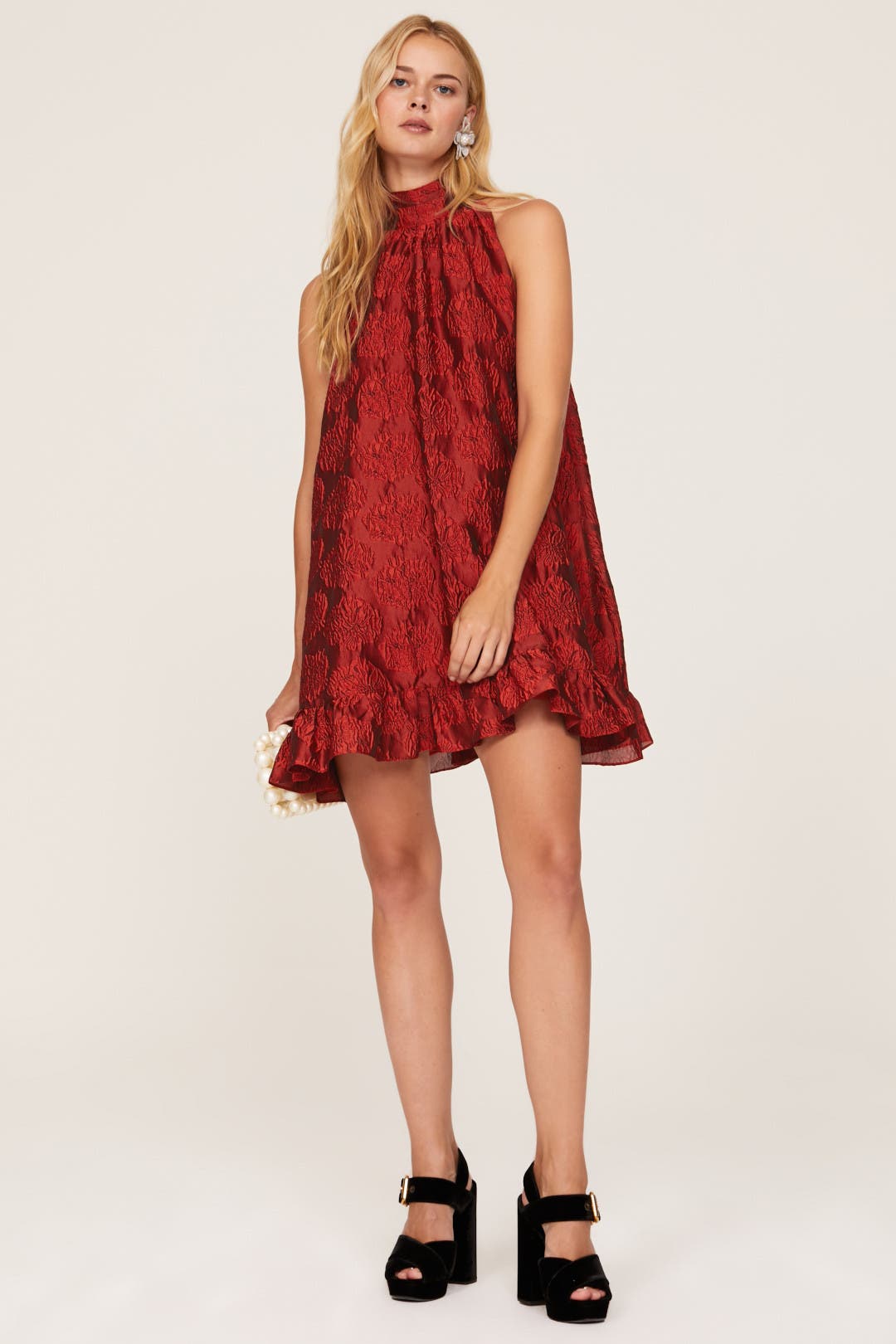 Hofmann Copenhagen Emilie Swing Dress Red