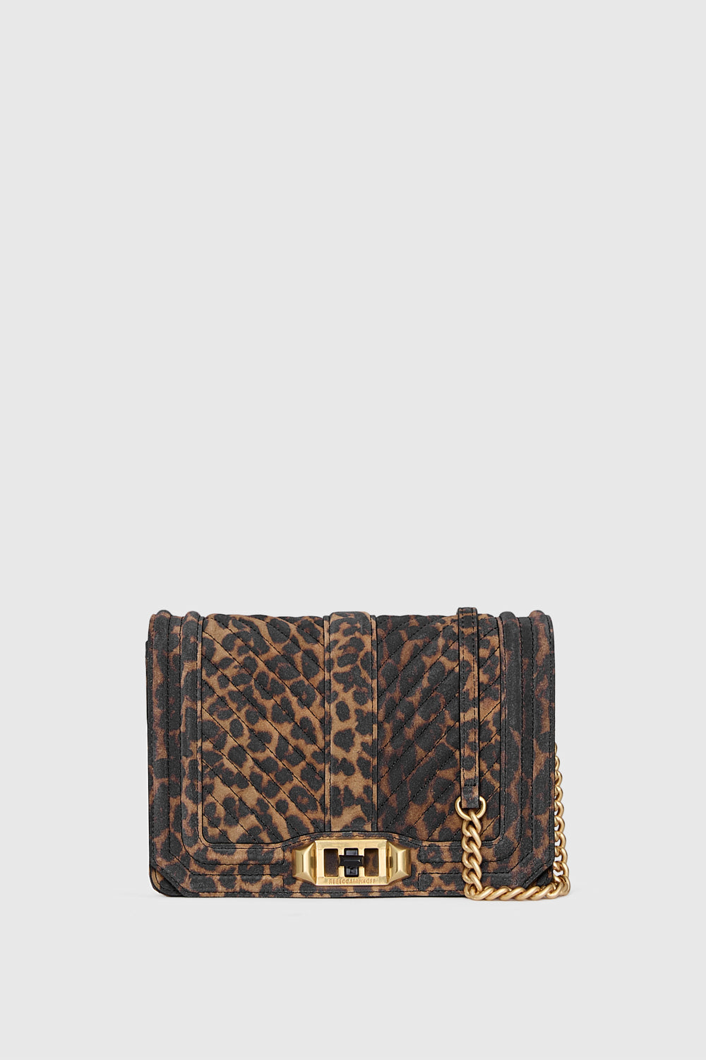 Rebecca Minkoff Chevron Quilted Small Love Crossbody Bag