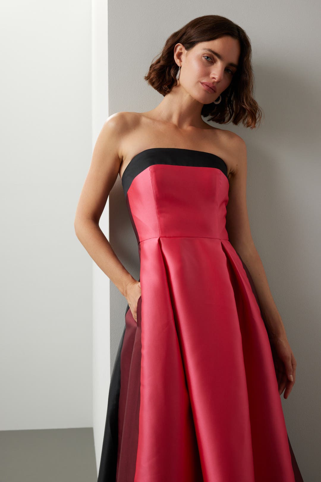 Hutch Monet Dress Pink-black