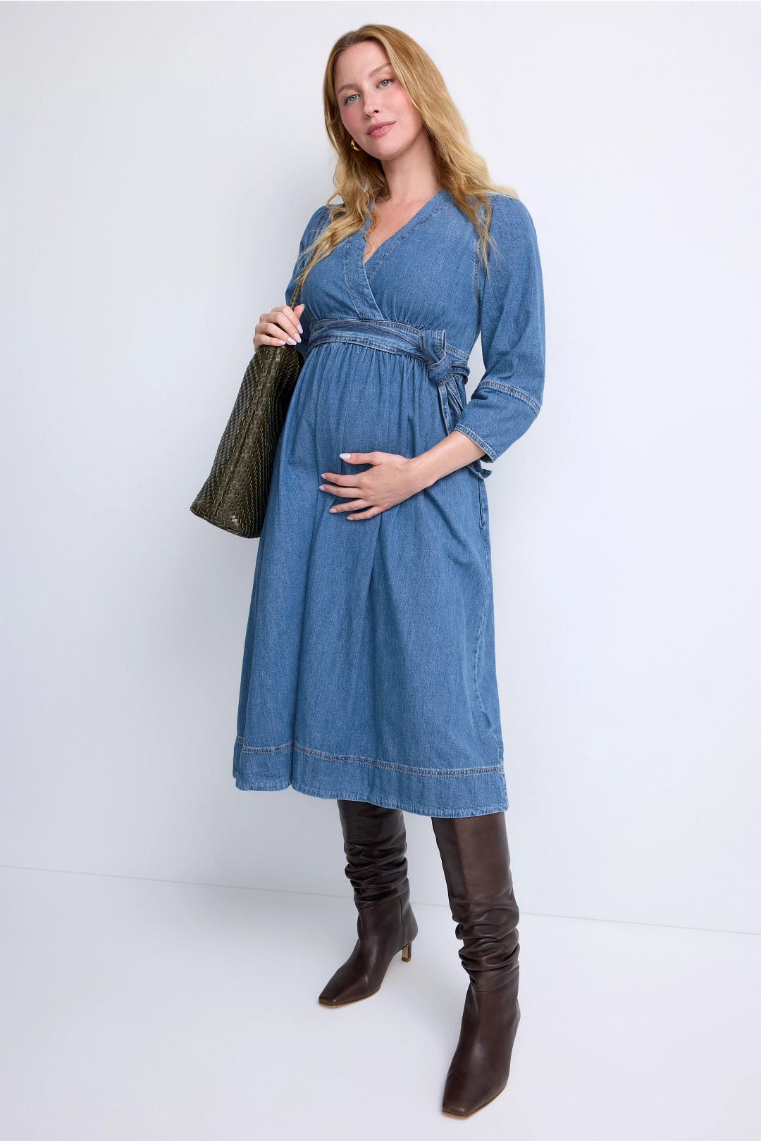 Hatch Denim Carolina Dress Blue