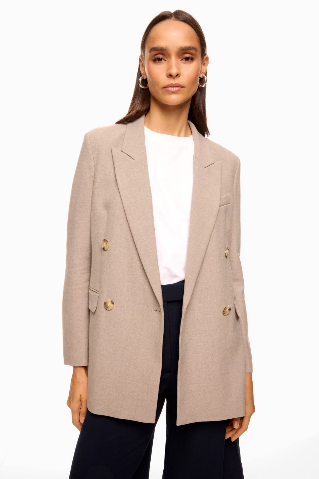 Boss Grey Oversized Blazer Grey