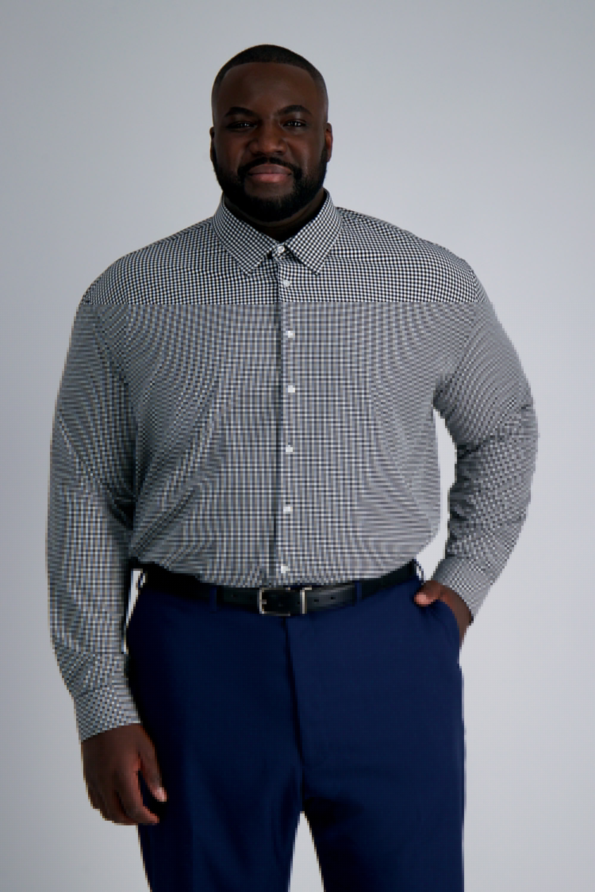 Haggar Smart Wash Tall Dress Shirt