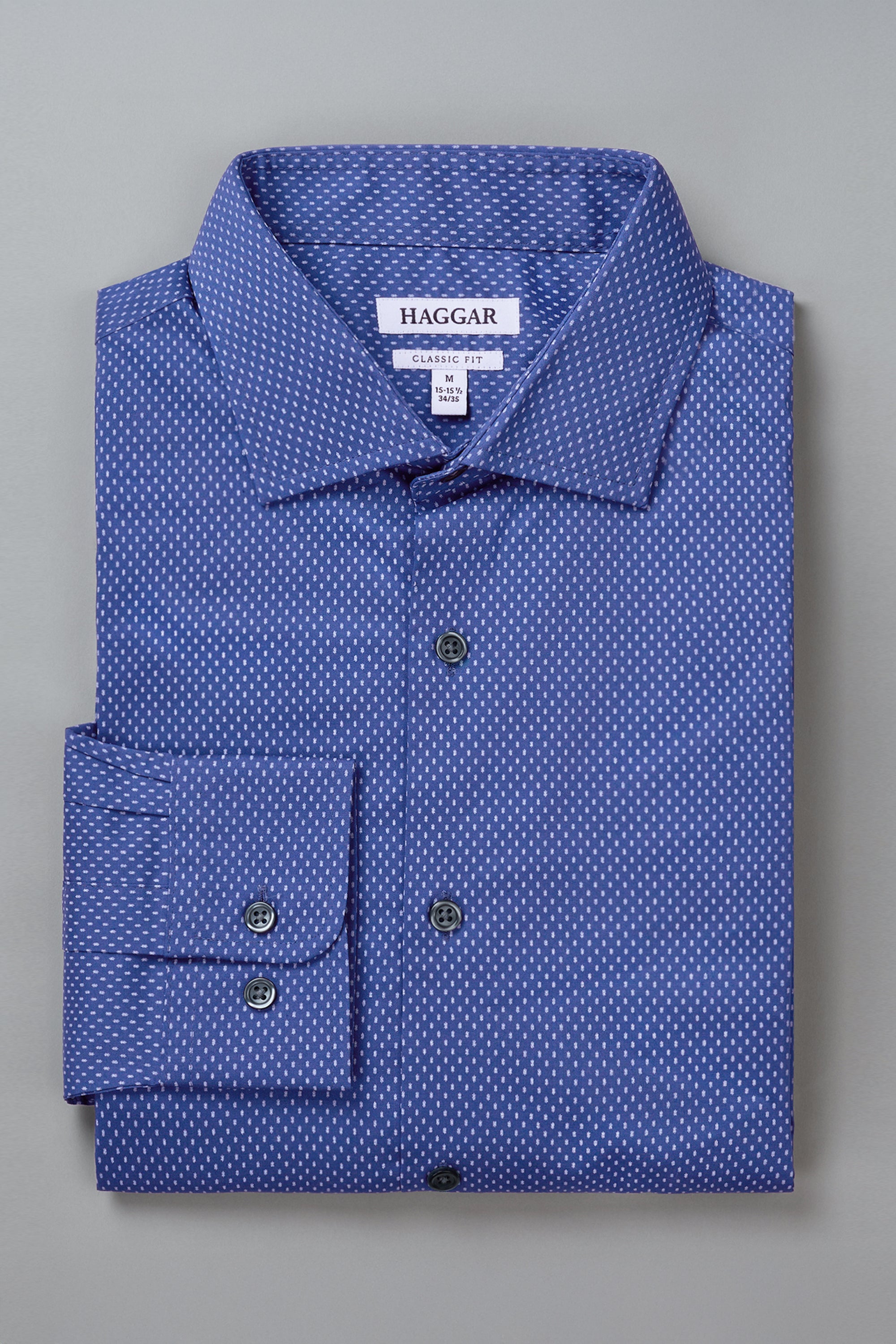 Haggar Big Wrinkle Free Classic Fit Dress Shirt