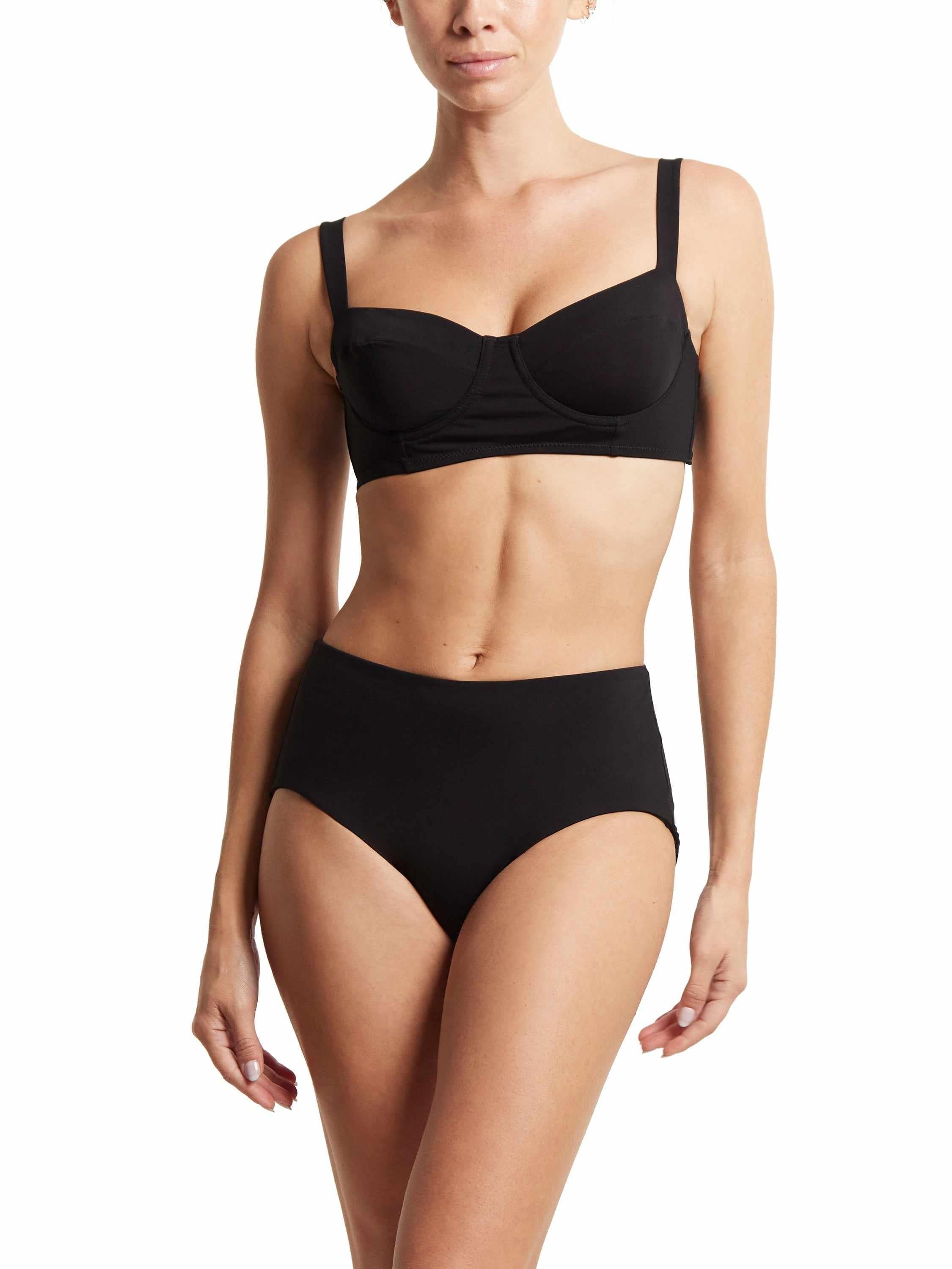 Hanky Panky Women's Balconette Bikini Swimsuit Top - Black