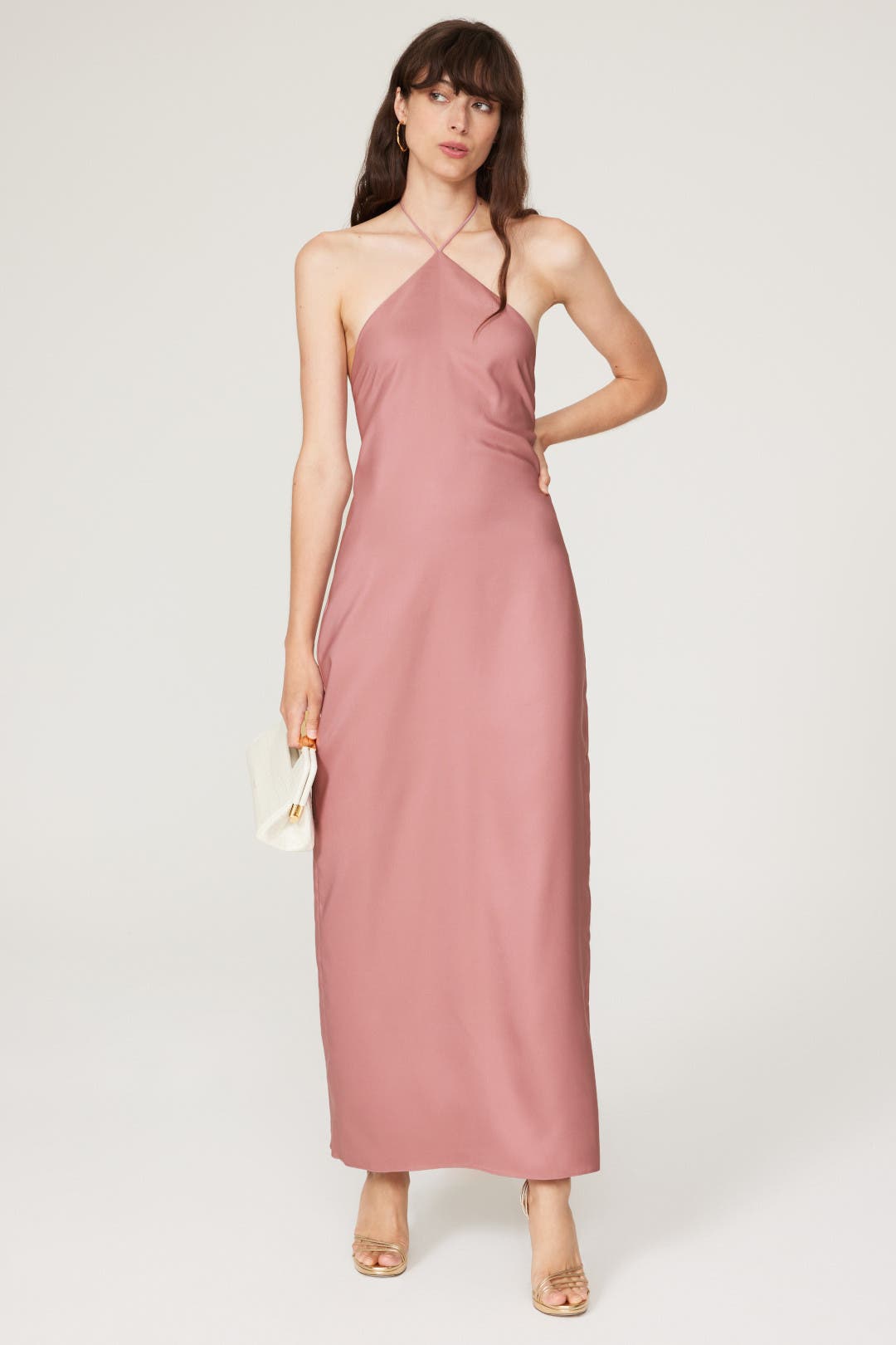 Obando x RTR Pink Slip Dress Pink