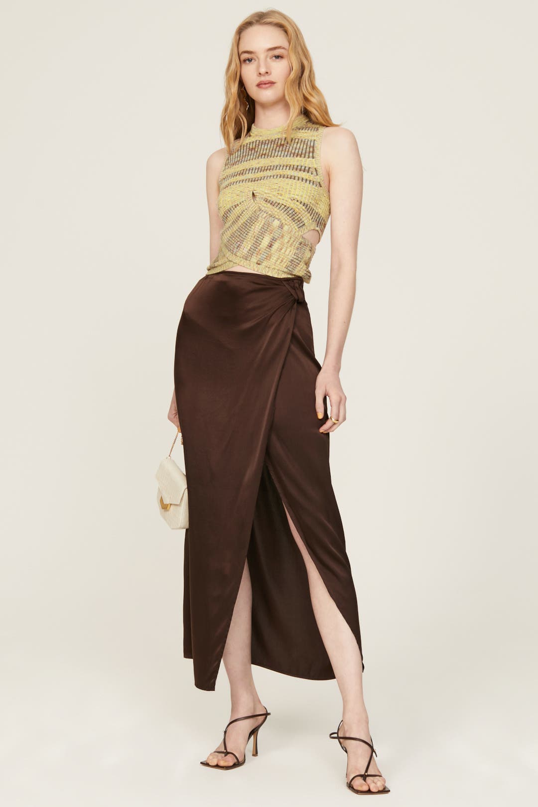 Simkhai Reilly Crop Top Yellow-multicolored
