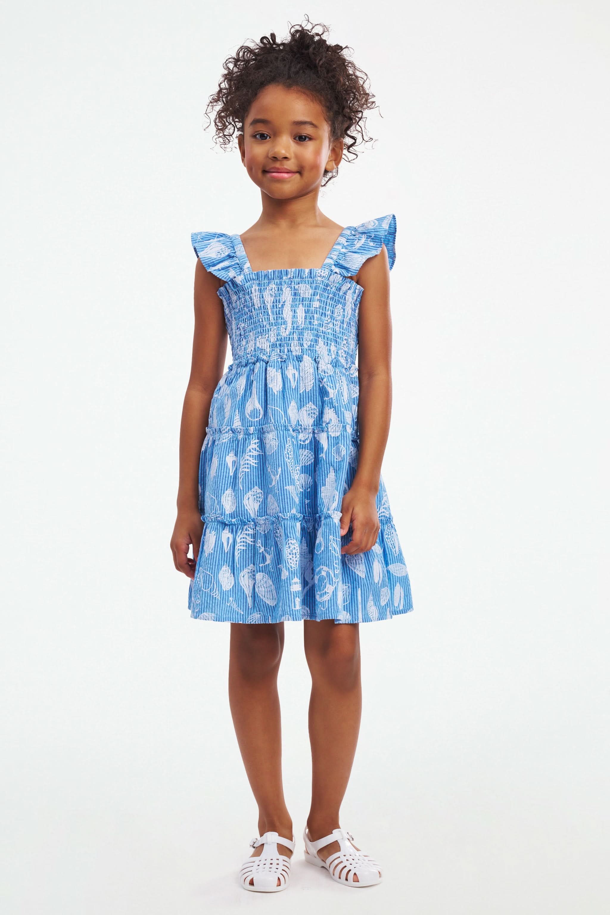 Kids Seaside Stripe Ceri Dress
