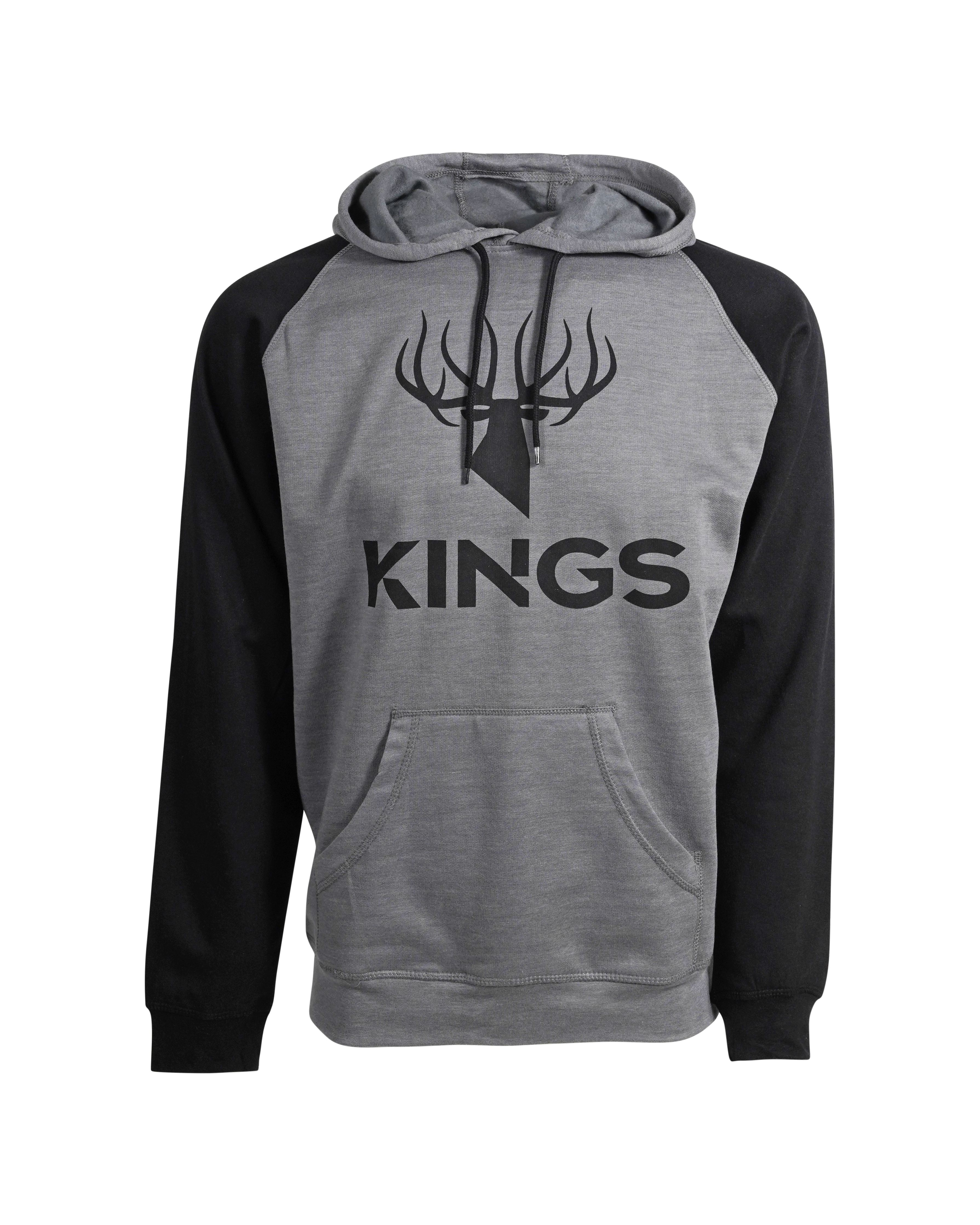 Triblend Logo Hoodie - GreyBlack