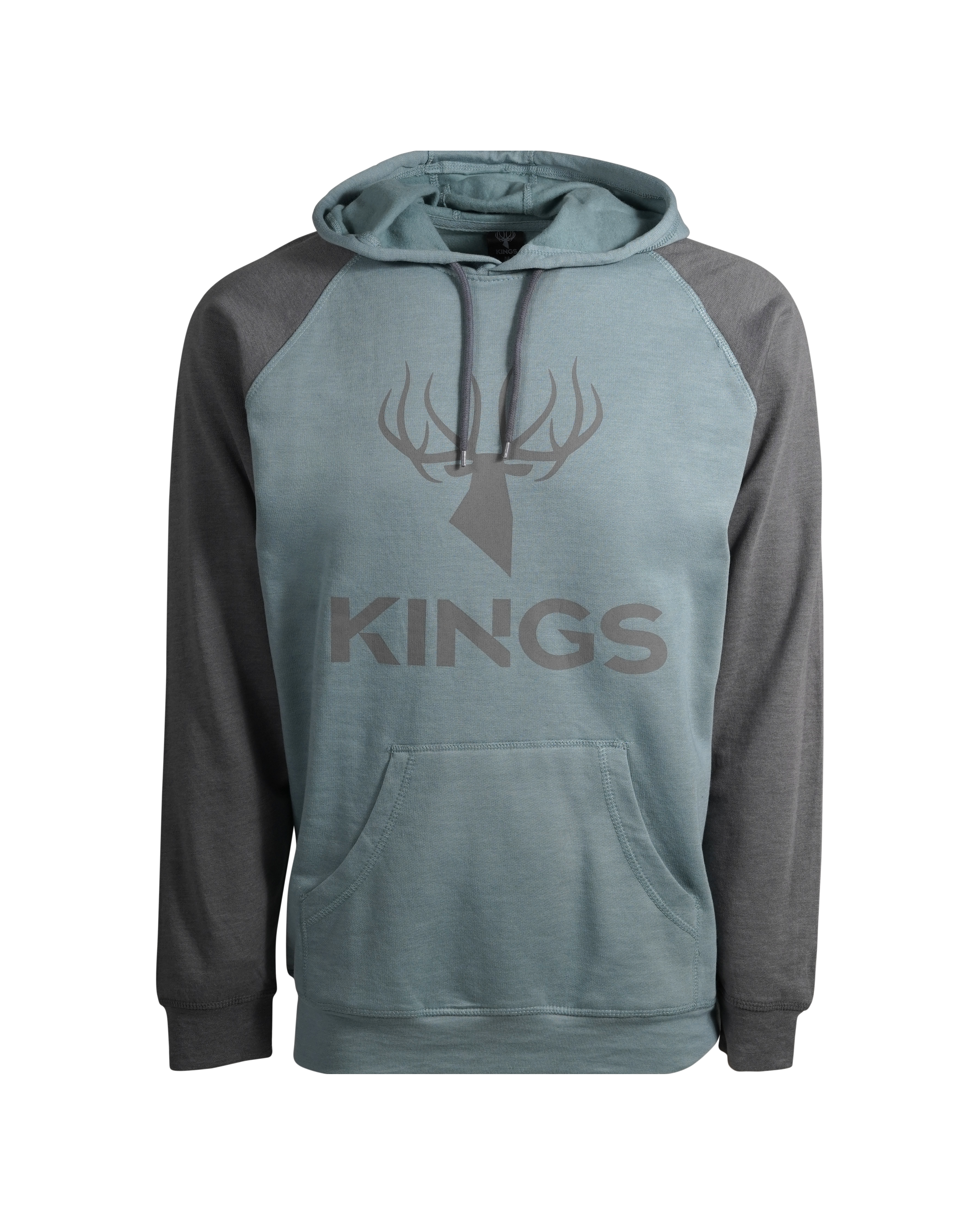 Triblend Logo Hoodie - SteelGrey
