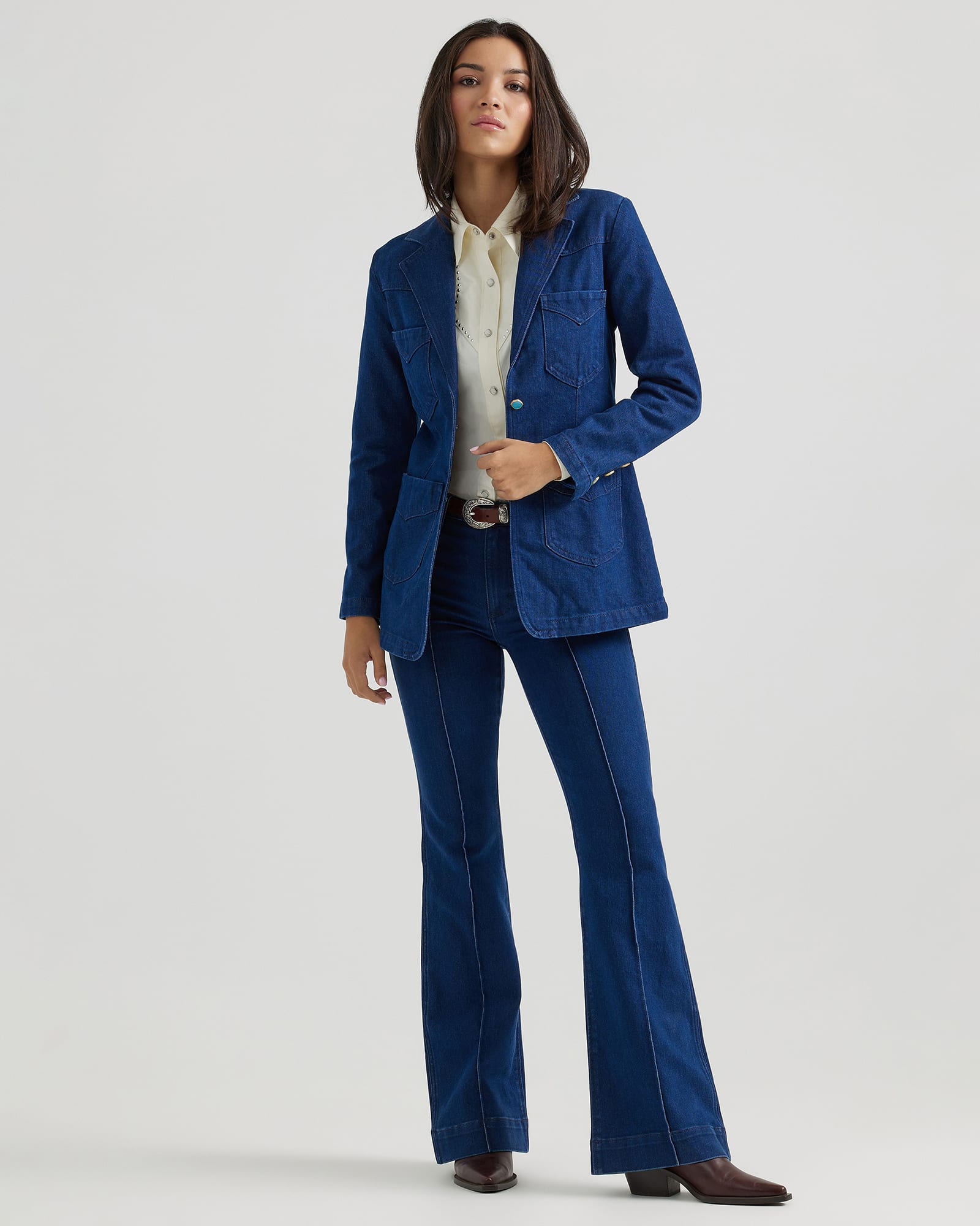 Wrangler x Yellow Rose by Kendra Scott 's Fitted Blazer
