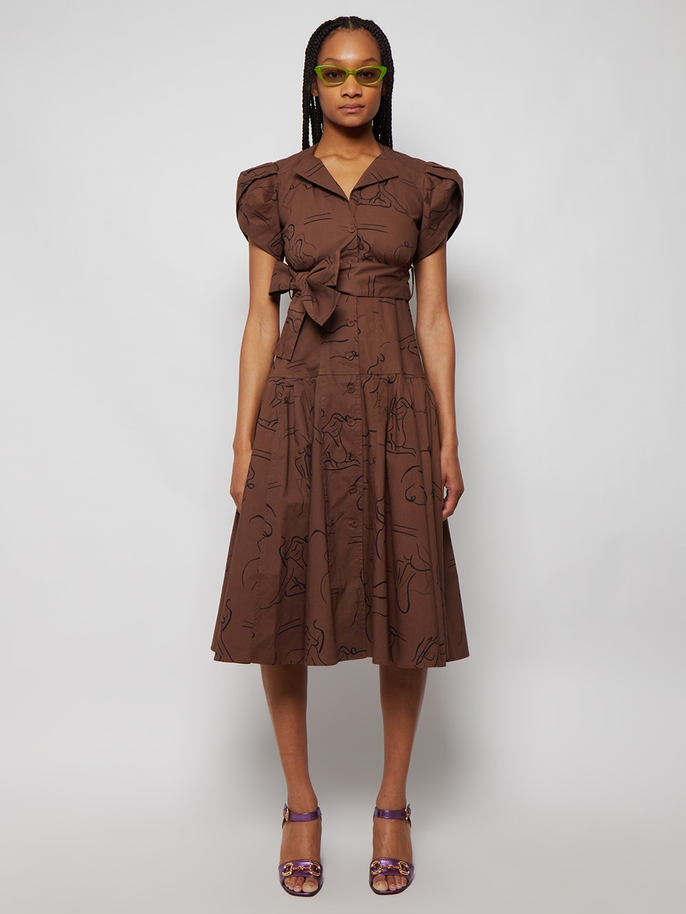 Glades Dress Nude Brown Bodies
