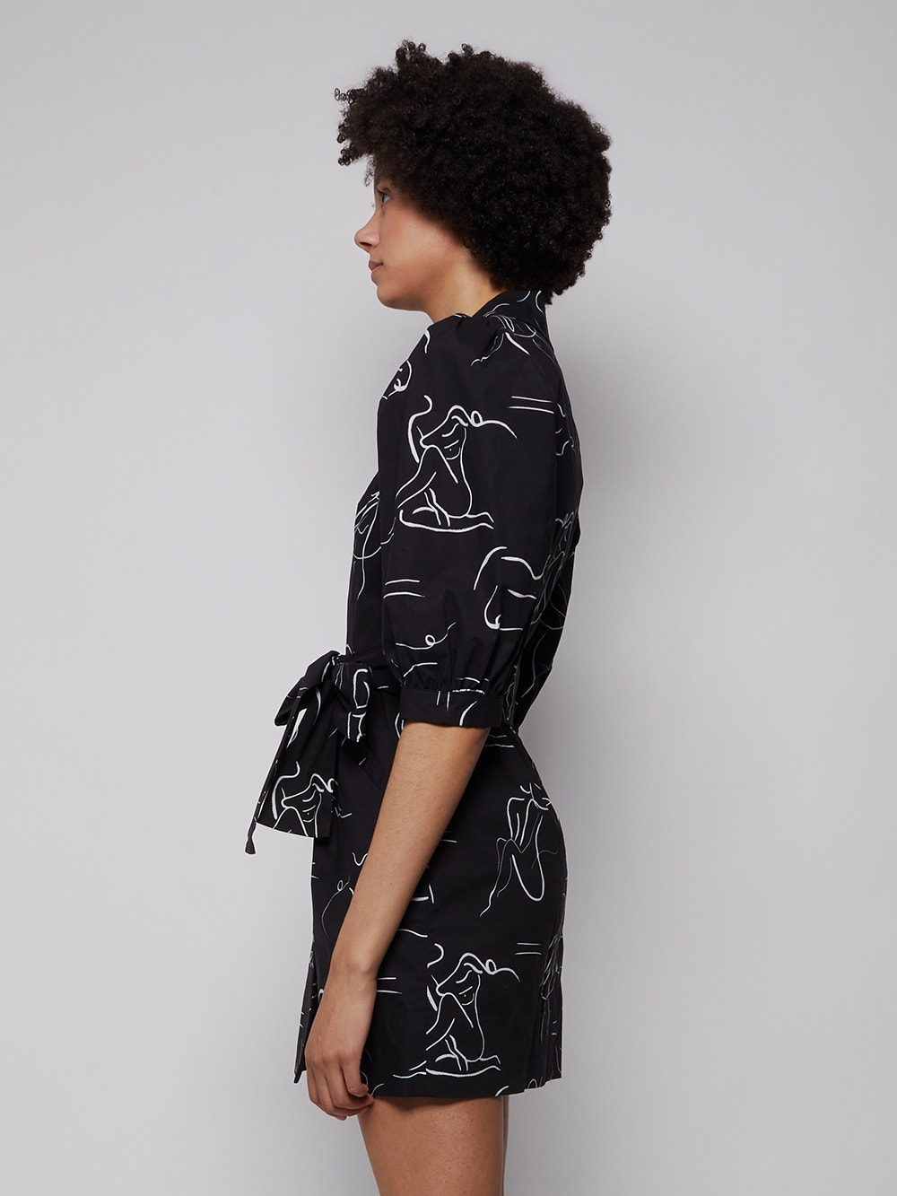 Casitas Dress, Nue Lines Black