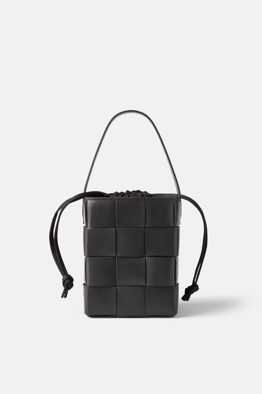 Loeffler Randall Laith Woven Bucket Bag Black