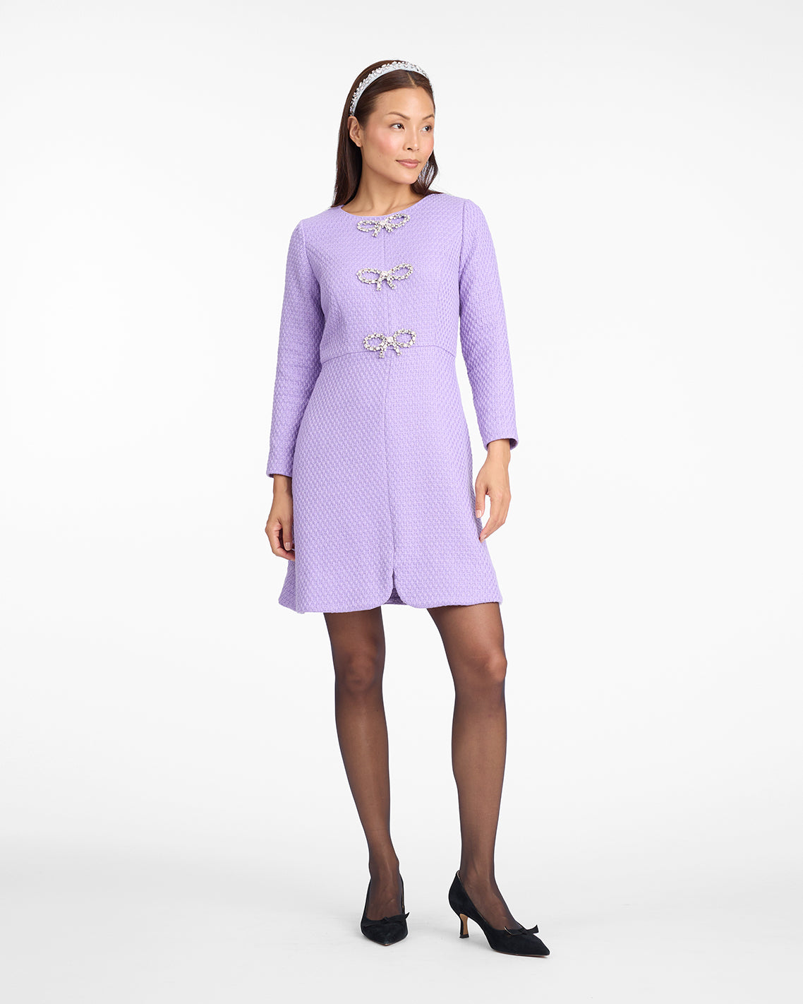 Long-Sleeve Sadie Shift Dress