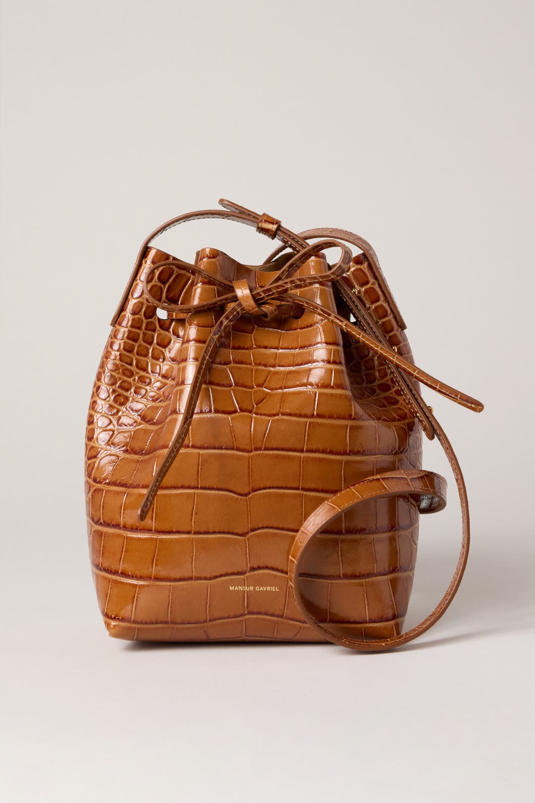 Mansur Gavriel Accessories Mini Bucket Bag Brown