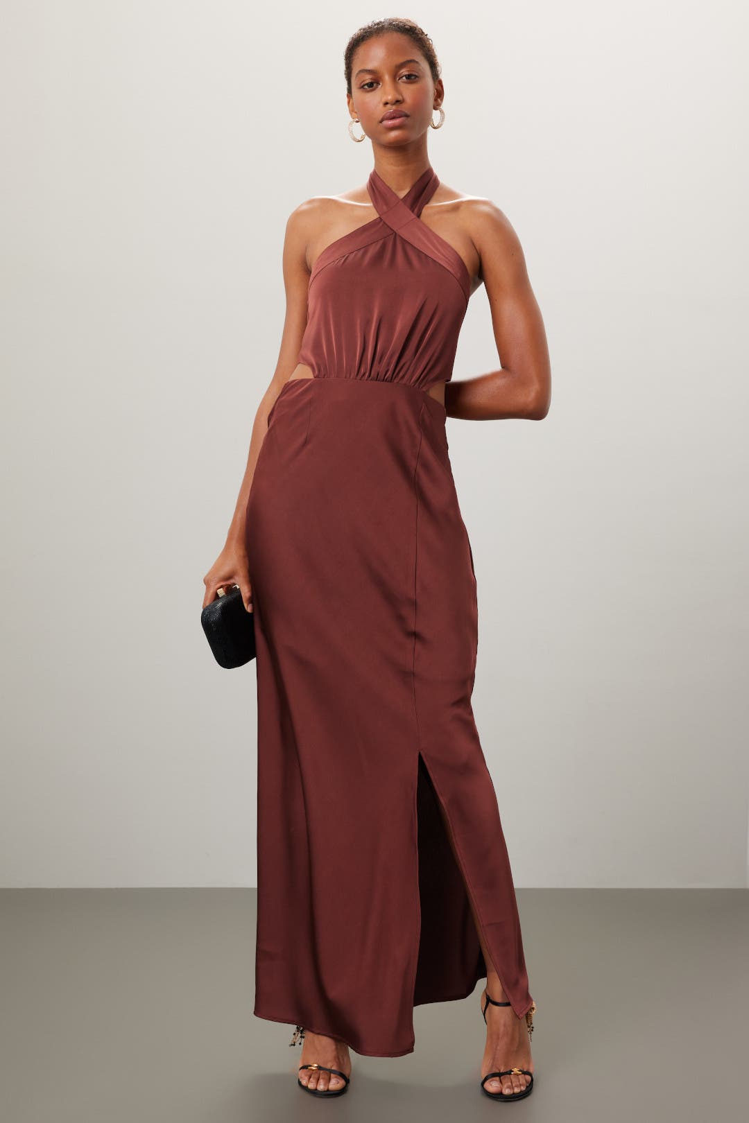 Minkpink Finlay Halter Dress Red