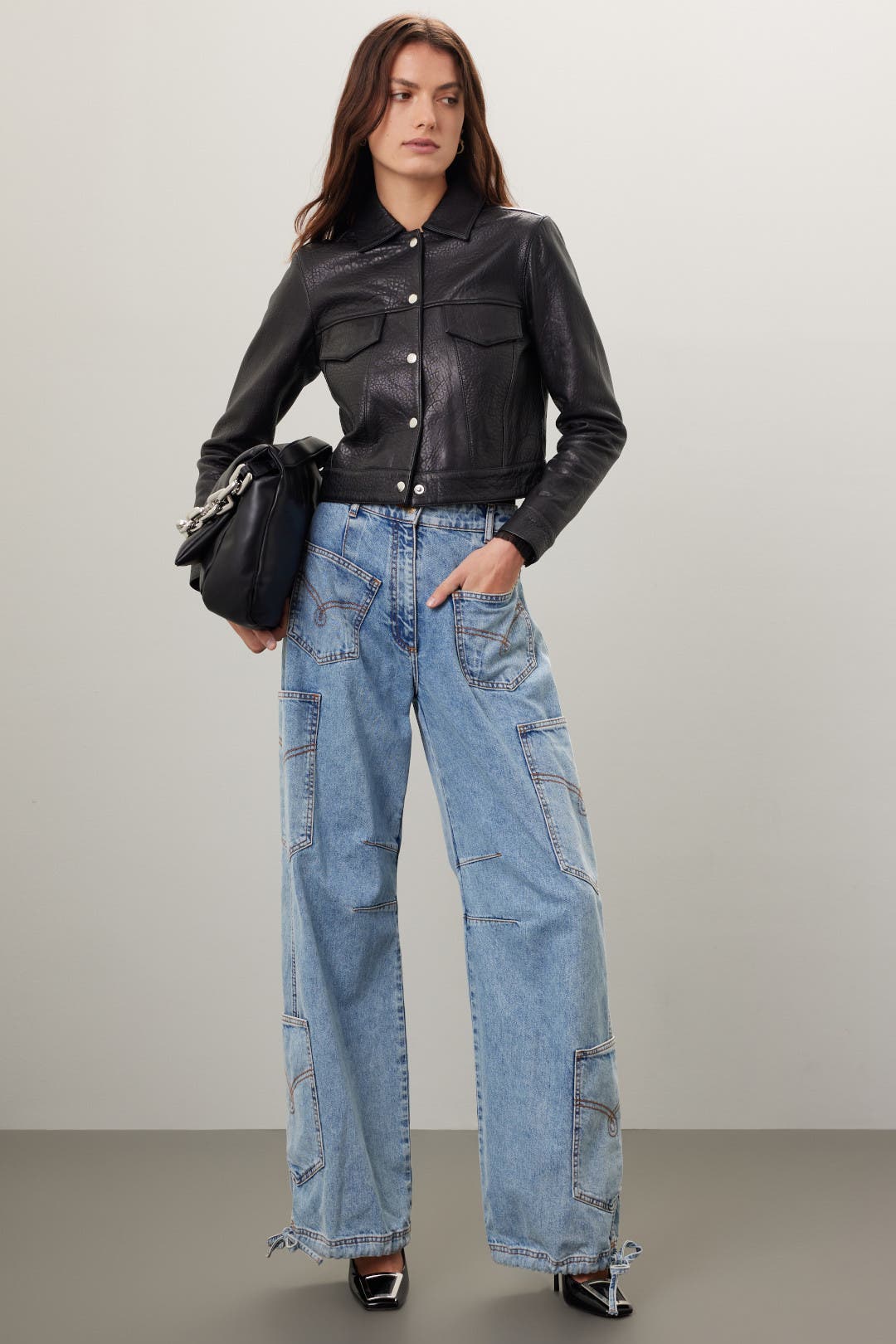 Moschino Jeans Cargo Trousers Blue